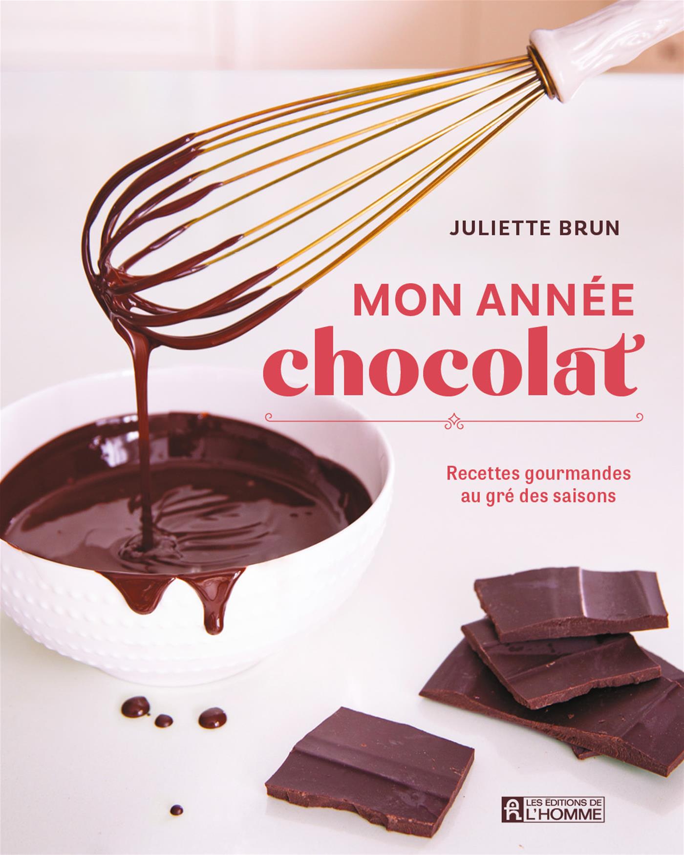 Couverture du livre de Mon année chocolat - papier format