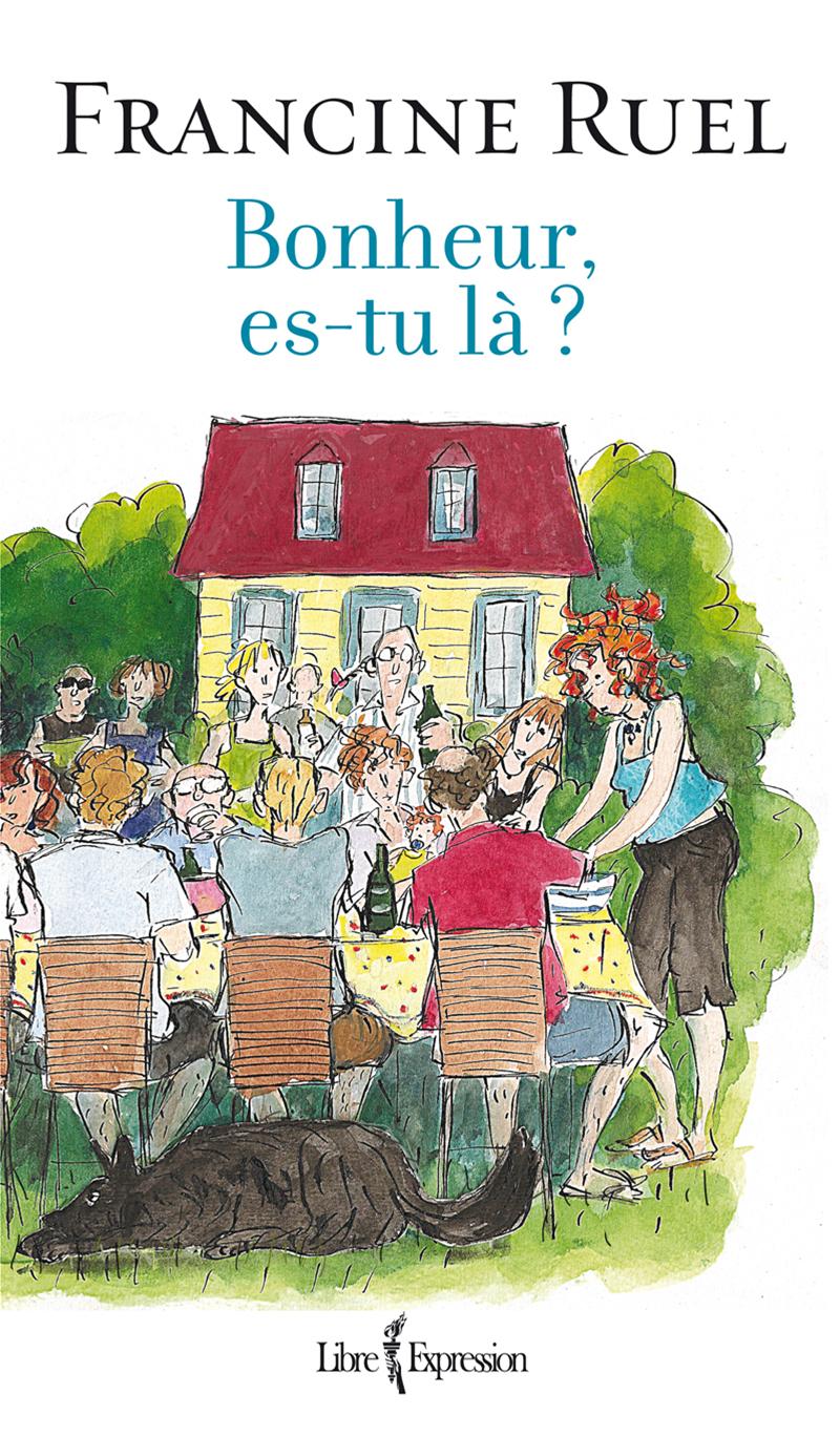 Couverture du livre de Bonheur, es-tu là ? - papier format