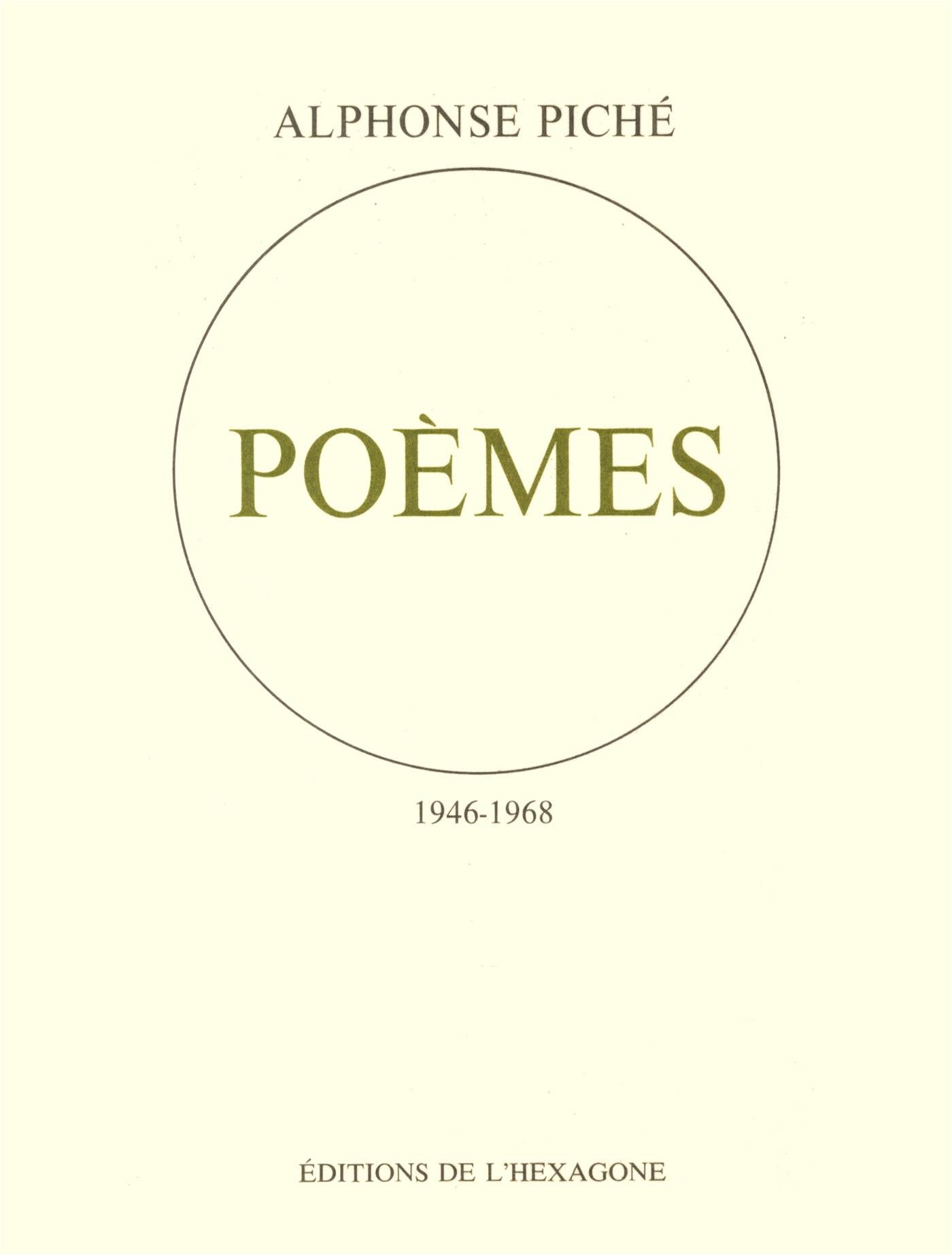 Couverture du livre de Poèmes : 1946-1968 - papier format