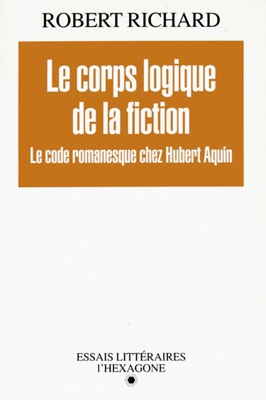 Couverture du livre de Corps logique de la fiction - papier format