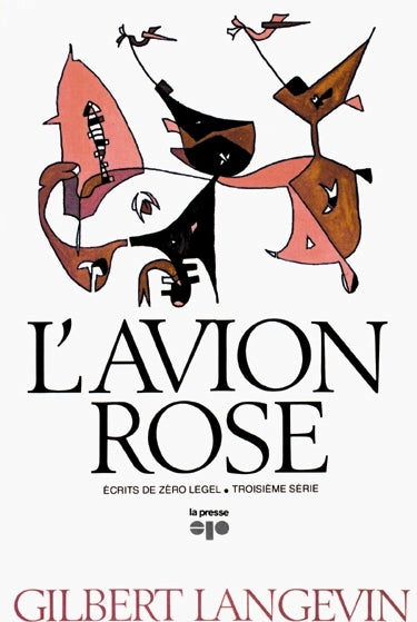 Couverture du livre de L'Avion rose - papier format