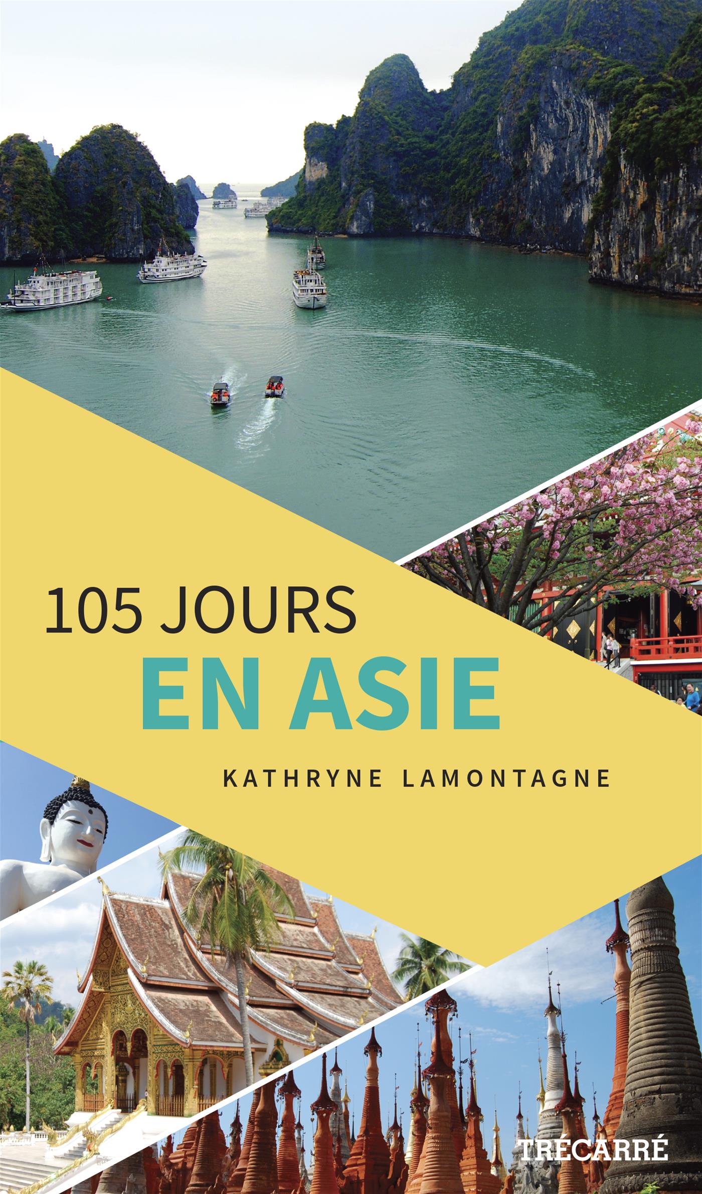 Couverture du livre de 105 jours en Asie - papier format