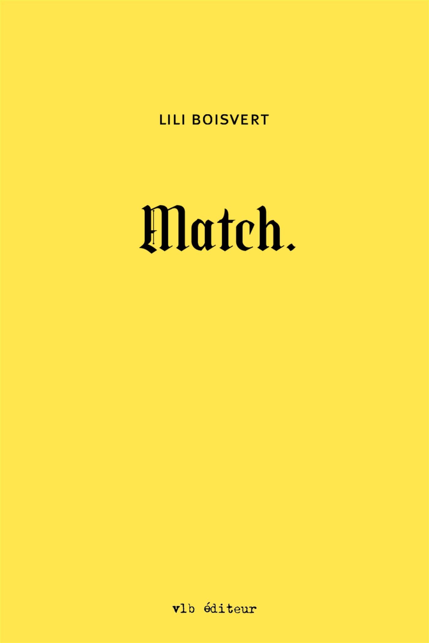Couverture du livre de Match - papier format
