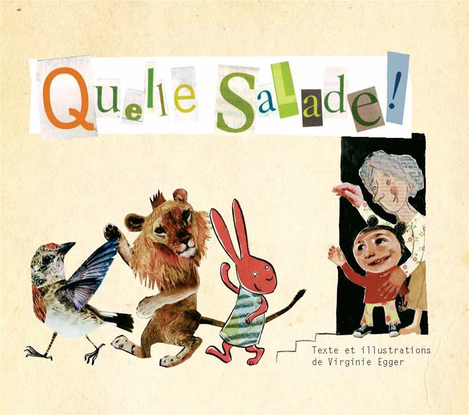 Couverture du livre de Quelle salade! - papier format
