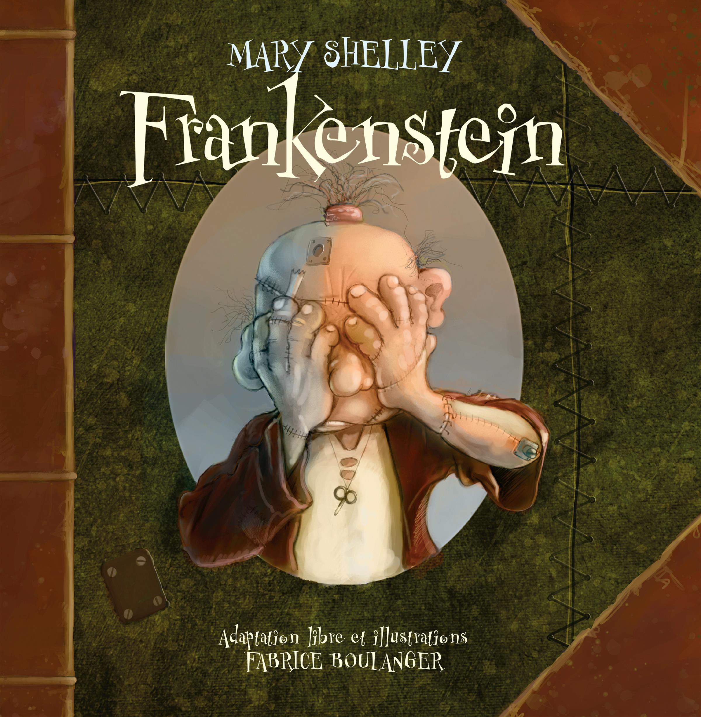 Couverture du livre de Frankenstein - papier format