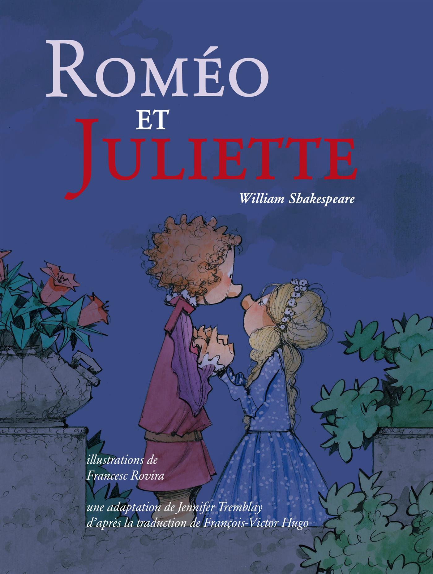 Couverture du livre de Roméo et Juliette - papier format
