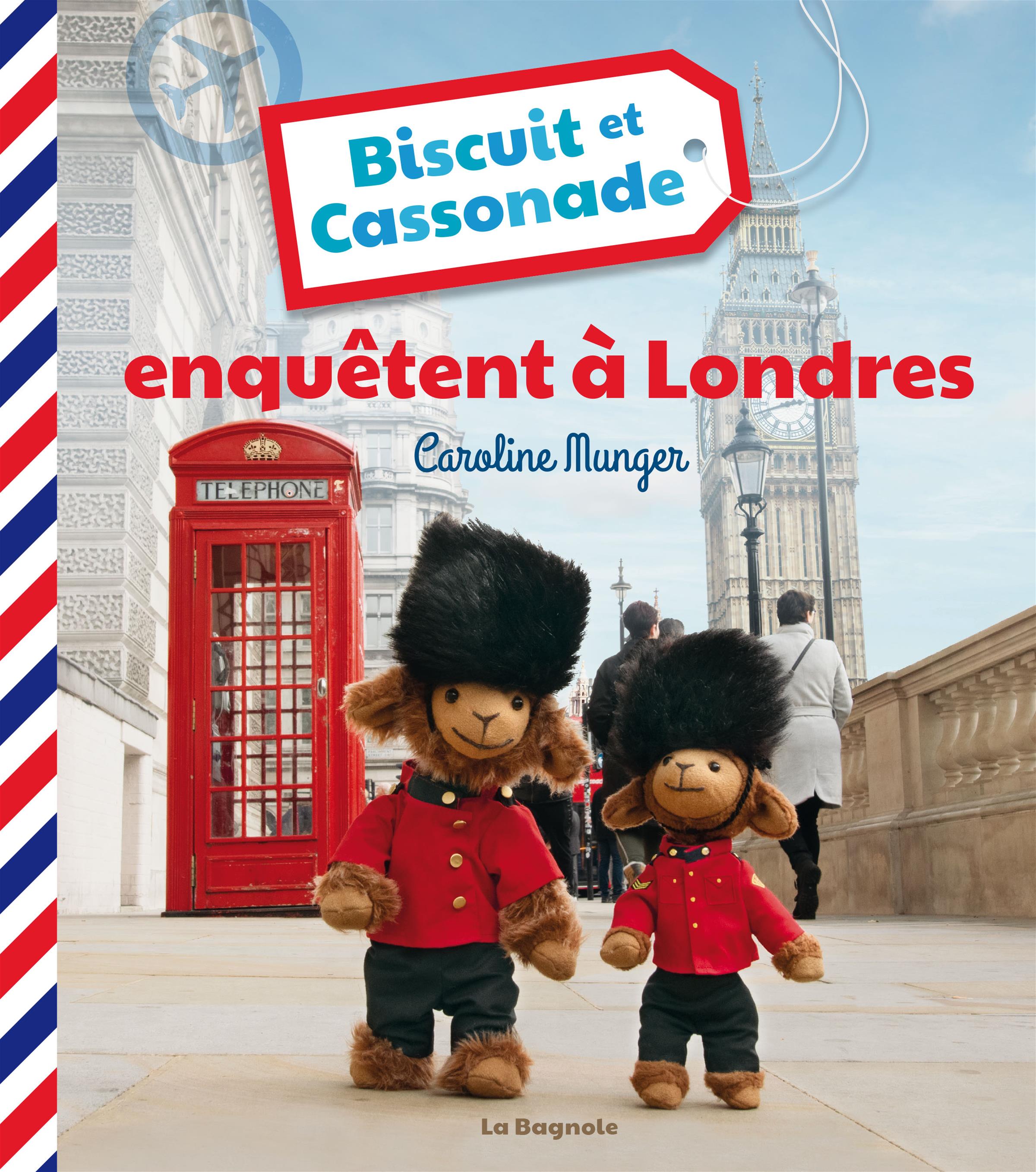 Couverture du livre de Biscuit et Cassonade enquêtent à Londres - papier format
