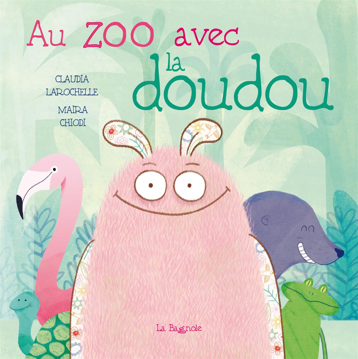 Couverture du livre de Au zoo avec la doudou - papier format