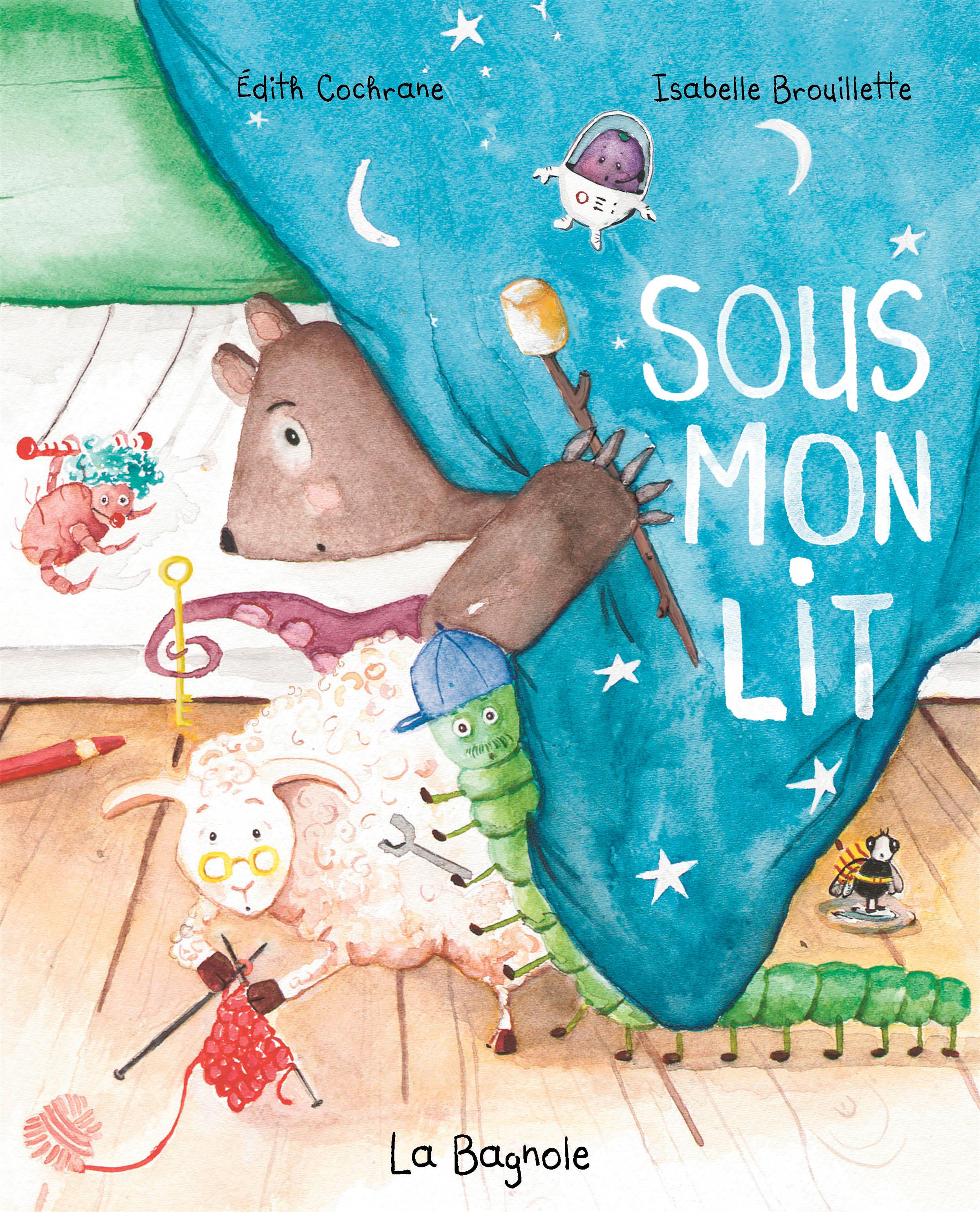 Couverture du livre de Sous mon lit - papier format