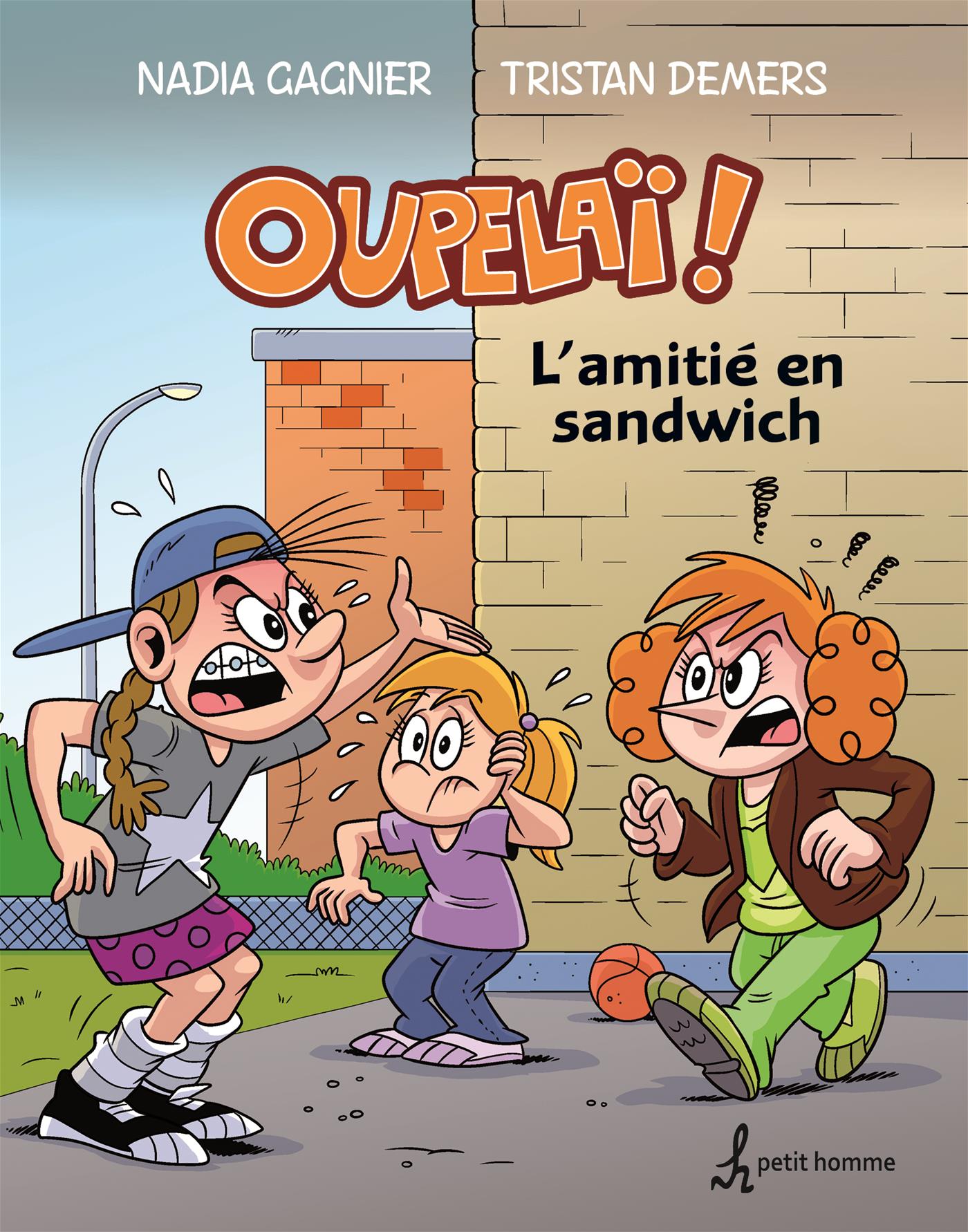 Couverture du livre de L'amitié en sandwich - papier format