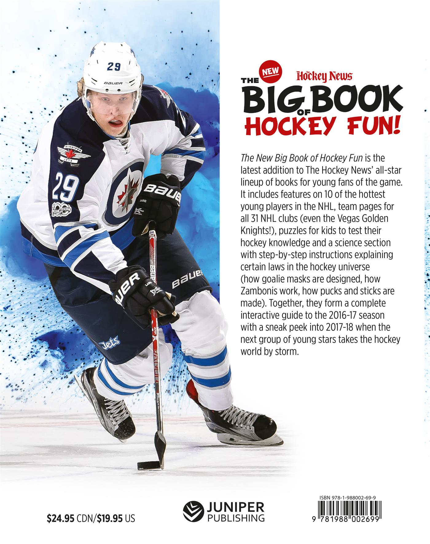 Couverture du livre de The new big book of hockey fun! - papier format