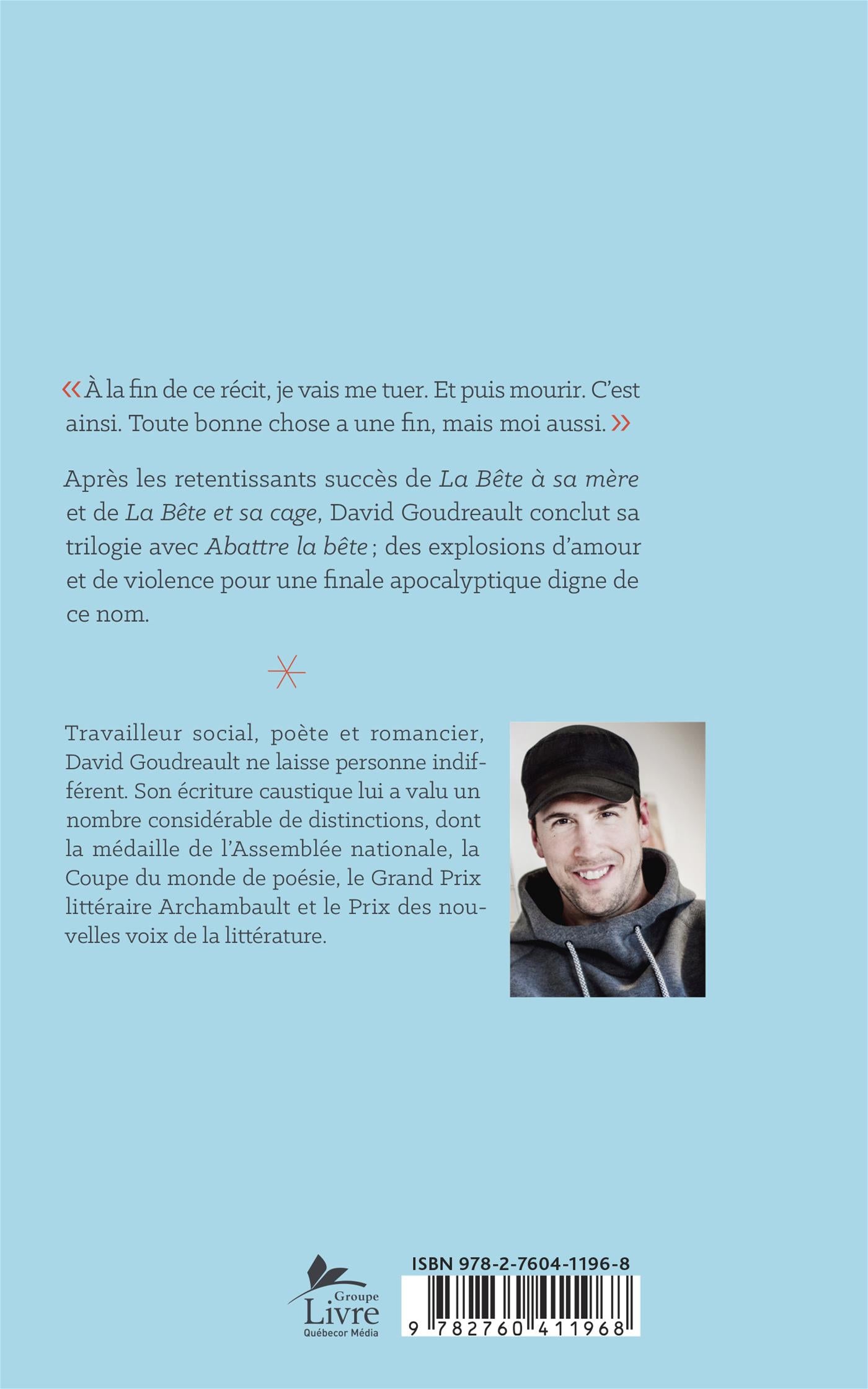 Couverture du livre de Abattre la bête - papier format