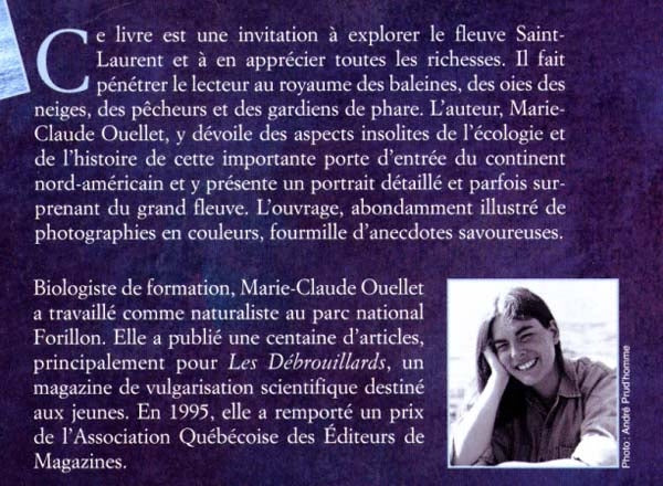 Couverture du livre de Le Saint-Laurent : un fleuve à découvrir - papier format