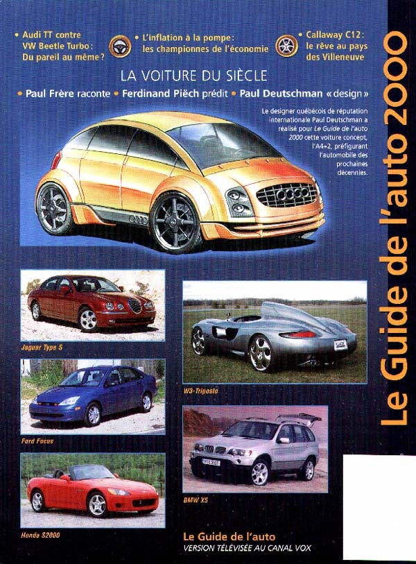 Couverture du livre de Le Guide de l'auto 2000 - papier format
