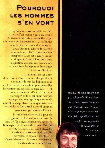 Couverture du livre de Pourquoi les hommes s'en vont - papier format
