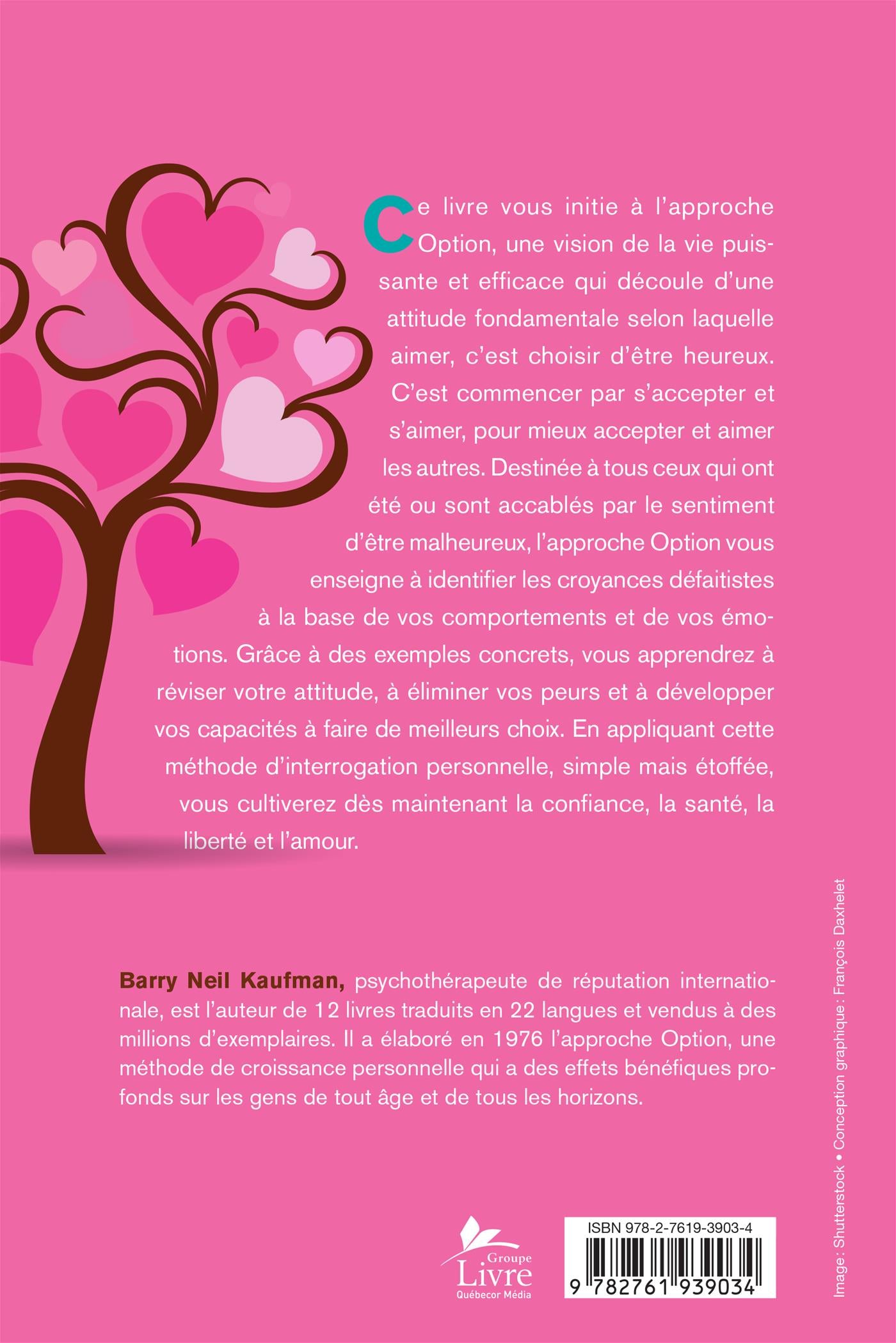 Couverture du livre de Aimer, c'est choisir d'être heureux - papier format