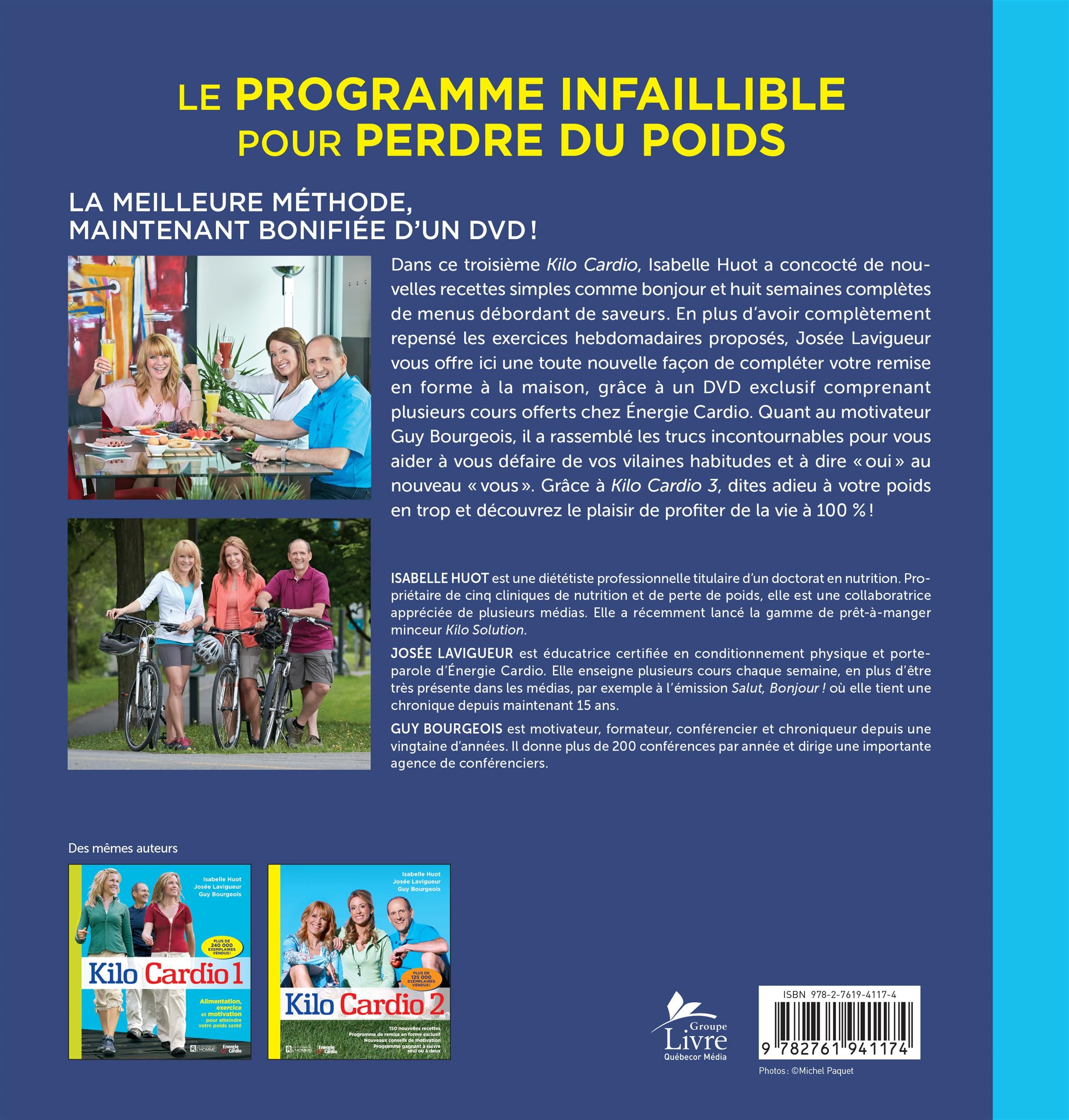 Couverture du livre de Kilo Cardio 3 - papier format