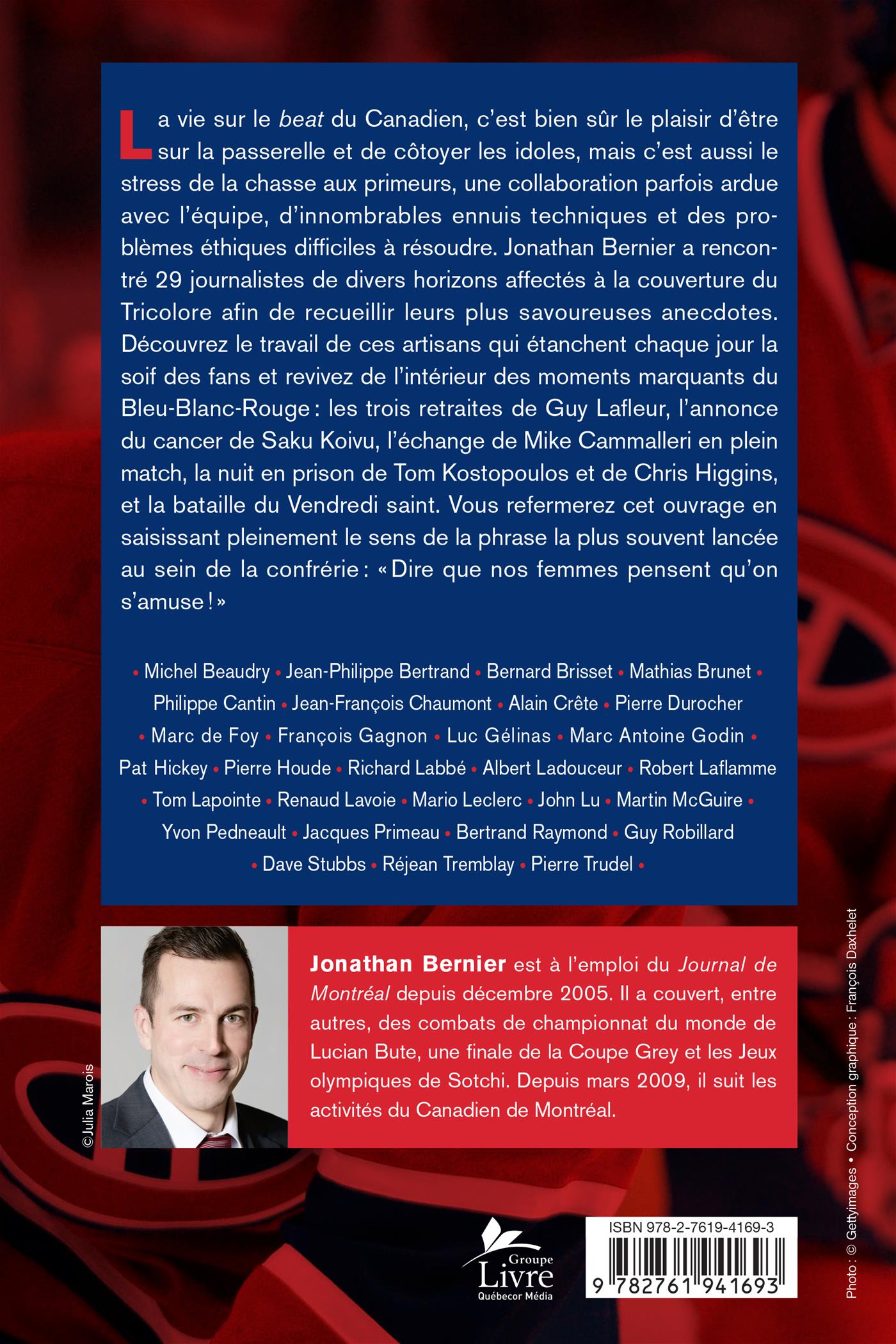 Couverture du livre de Sur le beat du Canadien : 30 épisodes marquants racontés par 30 journalistes - papier format
