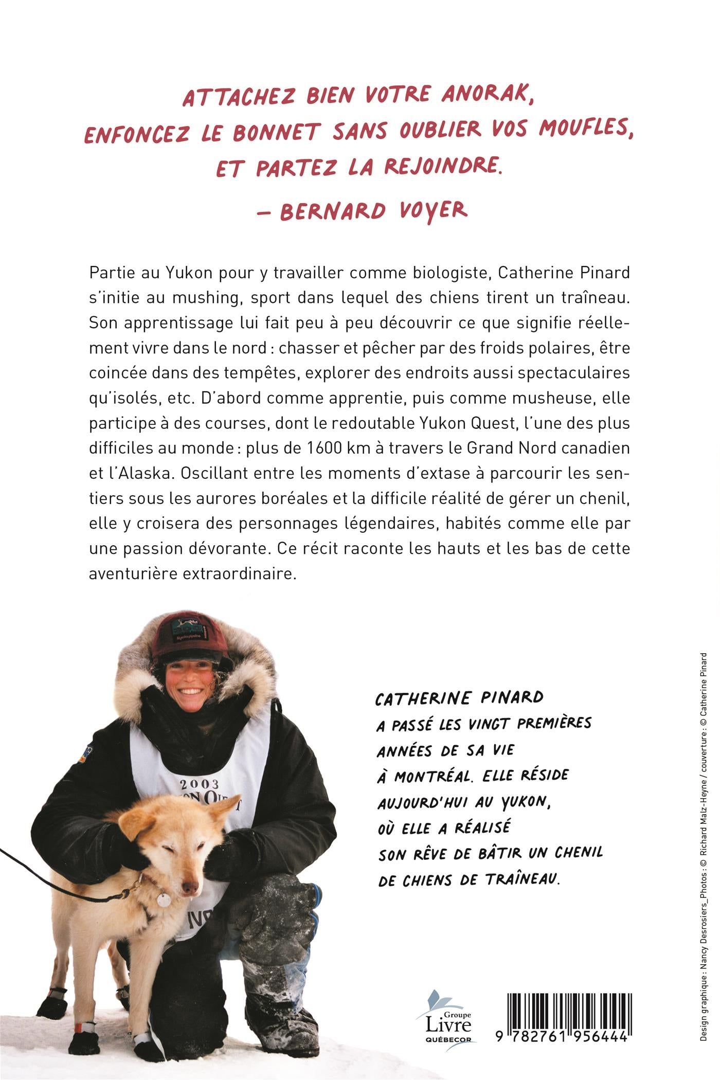 Couverture du livre de Aventures boréales : mémoires d'une musheuse dans le Grand Nord - papier format
