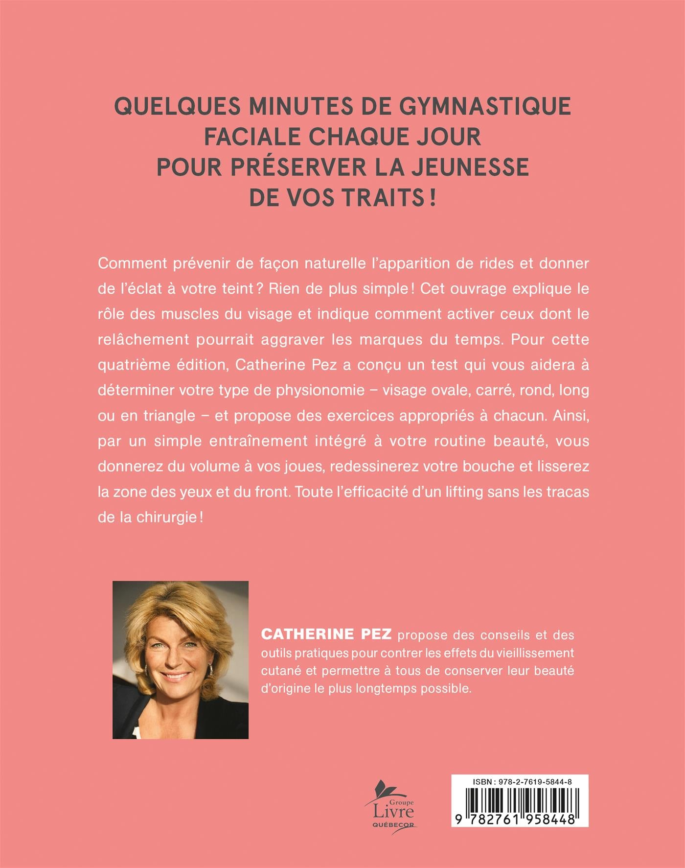 Couverture du livre de La gymnastique faciale : la méthode pour garder un beau visage au naturel - papier format