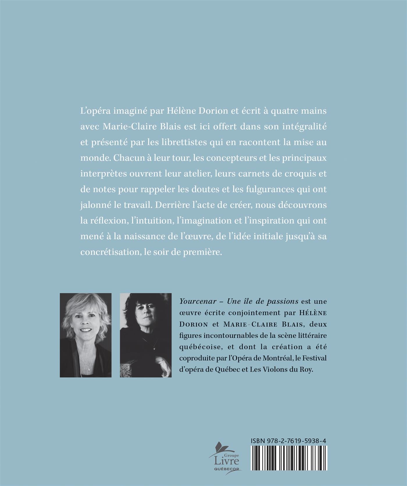 Couverture du livre de Yourcenar - Une Île de passions - papier format