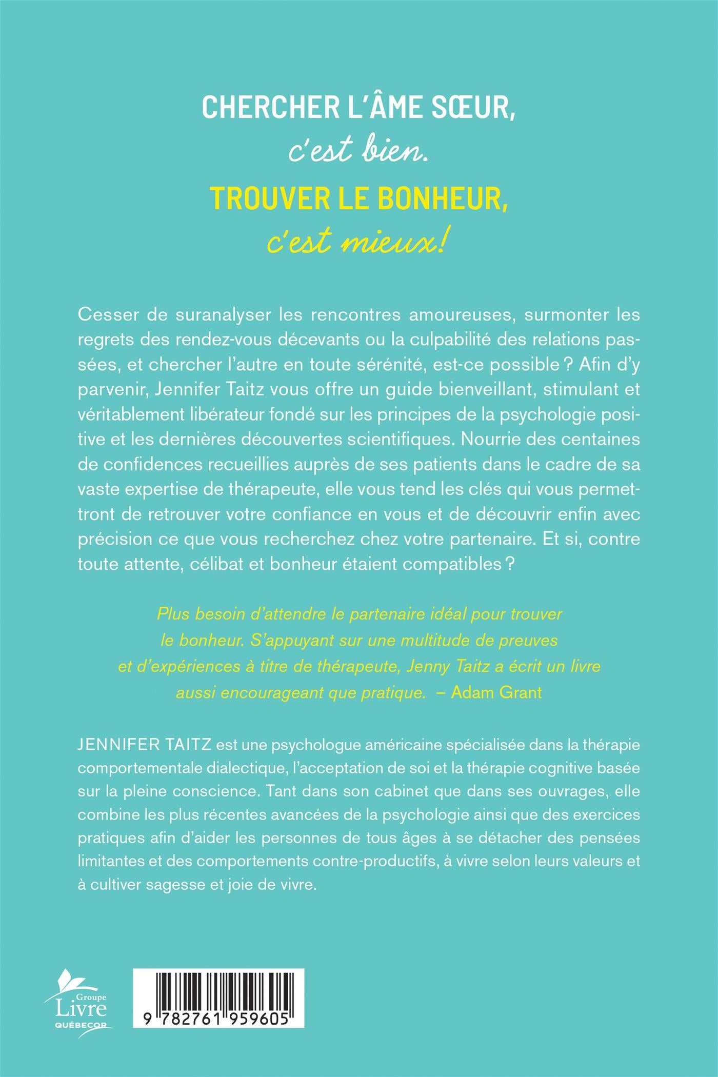 Couverture du livre de Célibataire et heureux - papier format