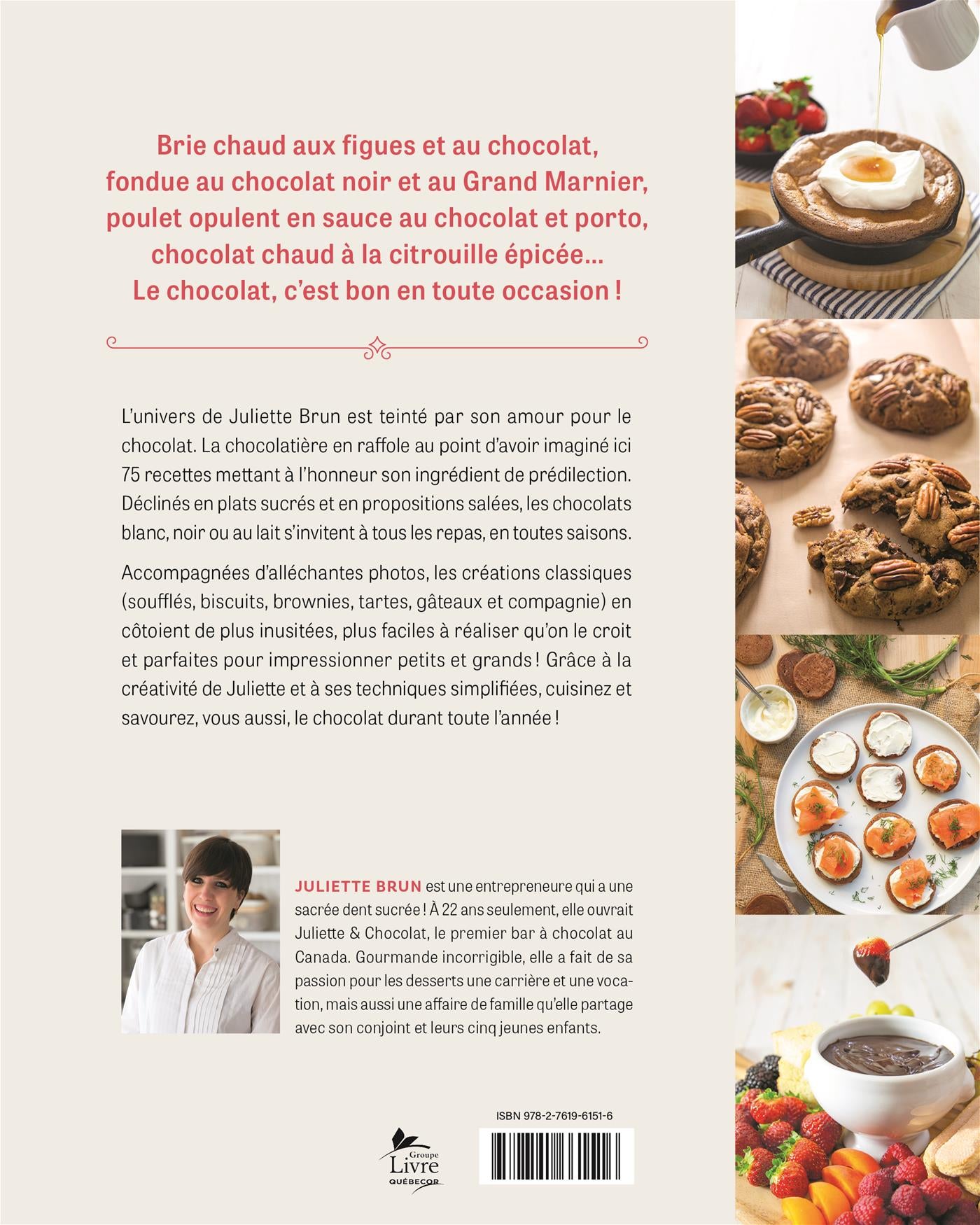 Couverture du livre de Mon année chocolat - papier format