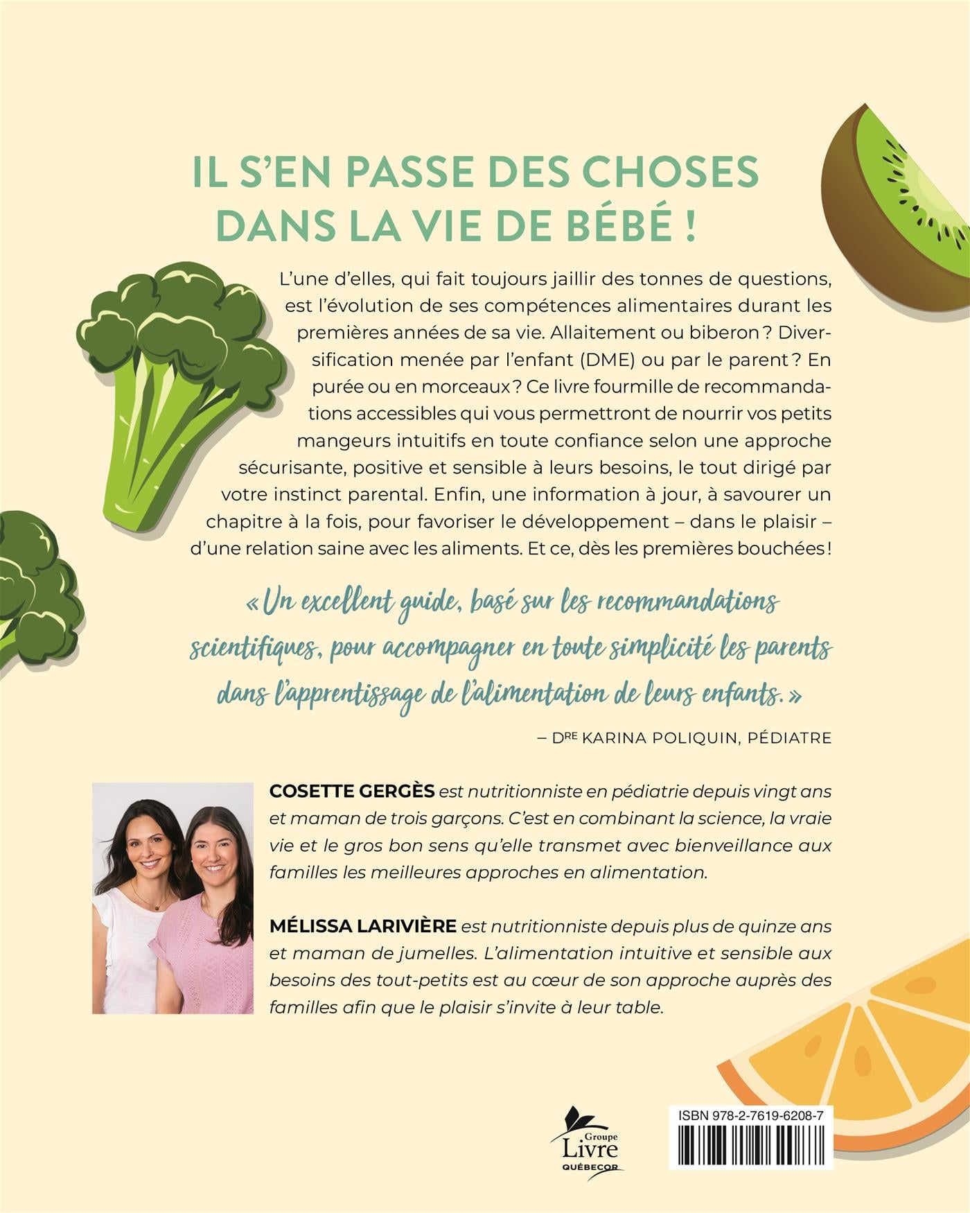 Couverture du livre de Les petits mangeurs intuitifs - papier format