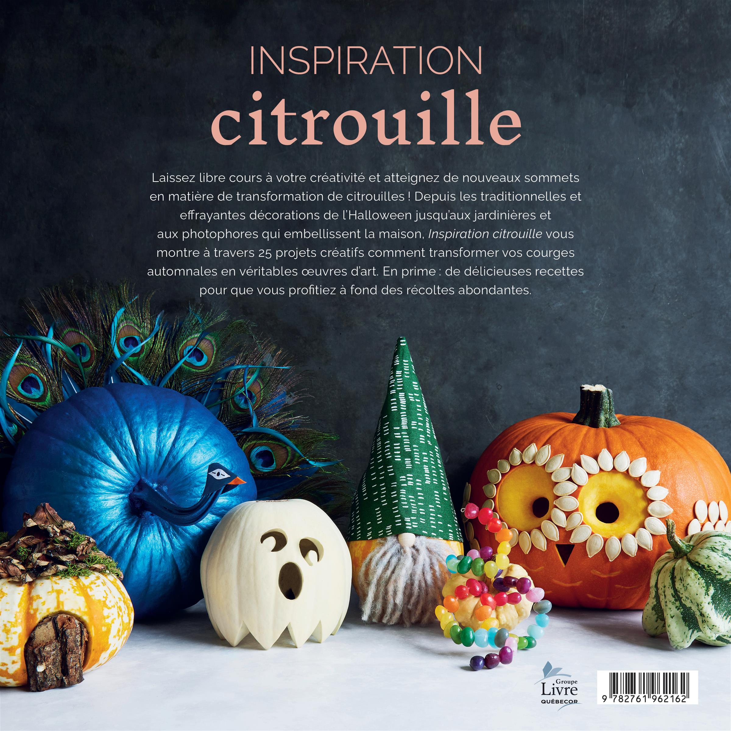 Couverture du livre de Inspiration citrouille - papier format