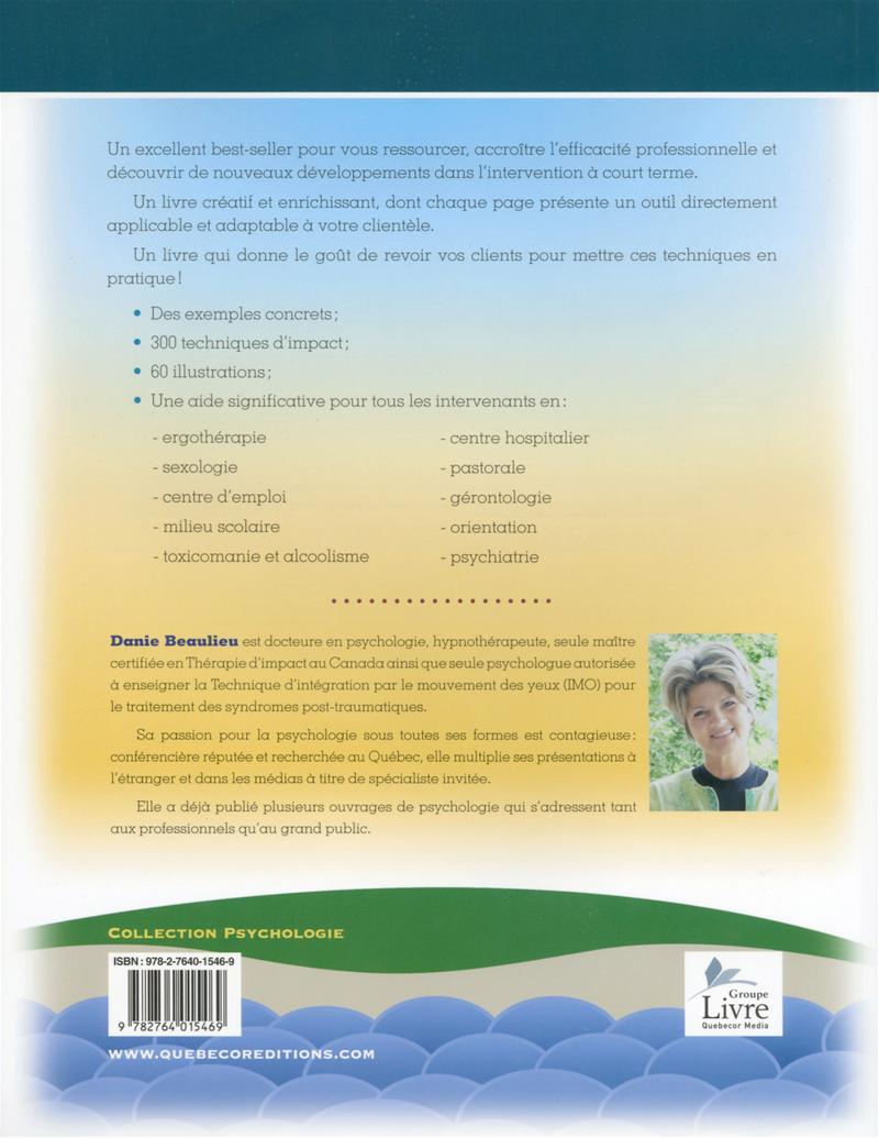 Couverture du livre de Techniques d'impact en psychothérapie, en relation d'aide et en santé mentale - papier format