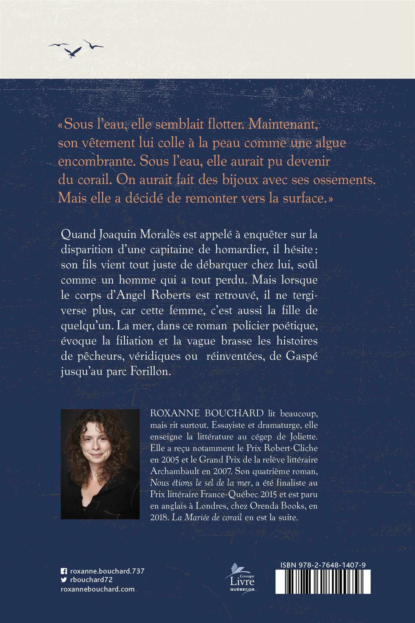 Couverture du livre de La mariée de corail : la deuxième enquête de Joaquin Moralès - papier format