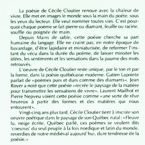Couverture du livre de L'écouté : poèmes 1960-1983 - papier format