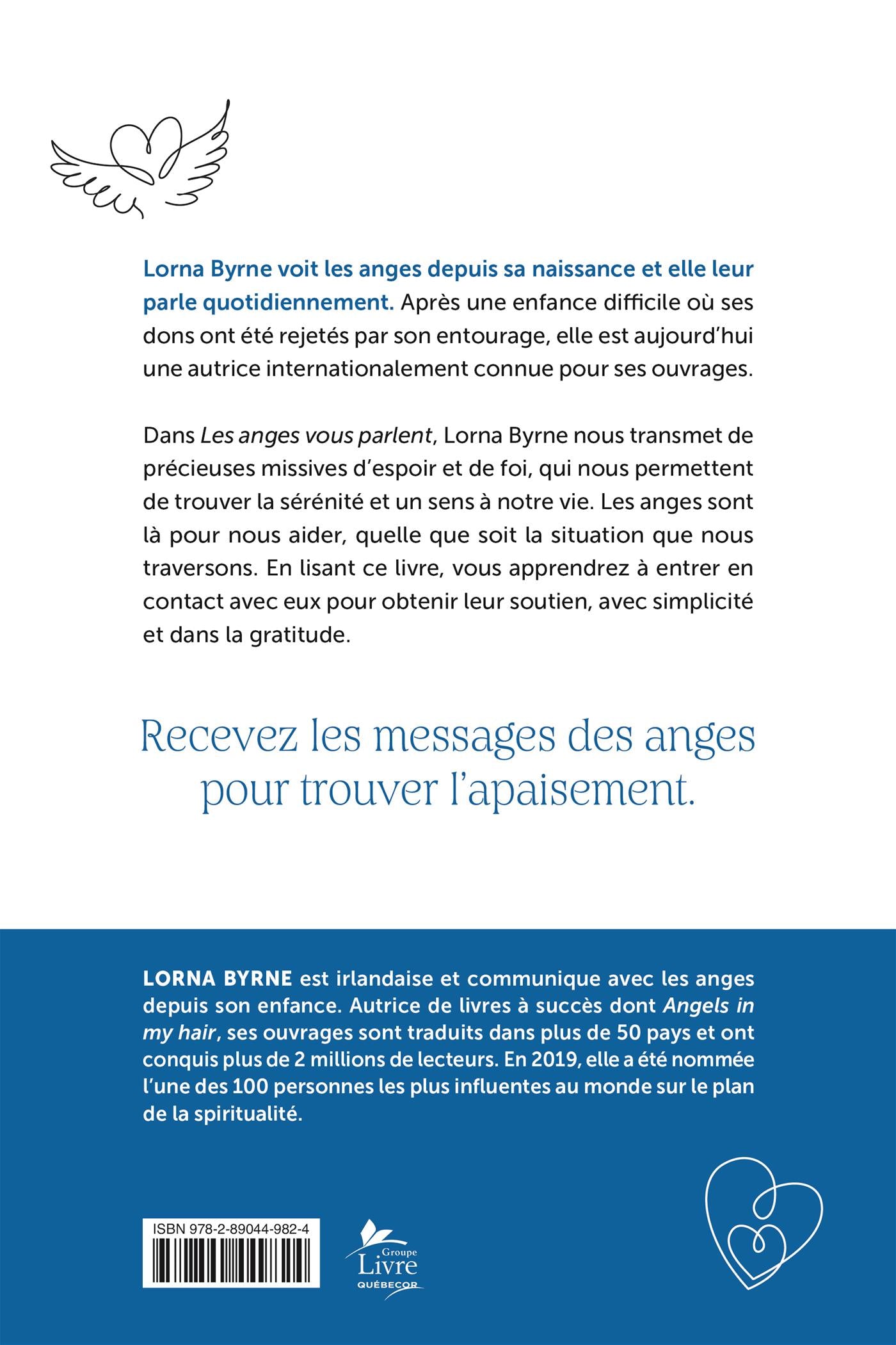 Couverture du livre de Les anges vous parlent - papier format