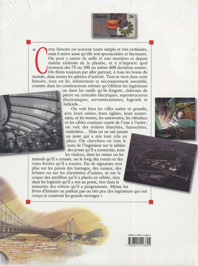 Couverture du livre de Le génie québécois : histoire d'une conquête - papier format