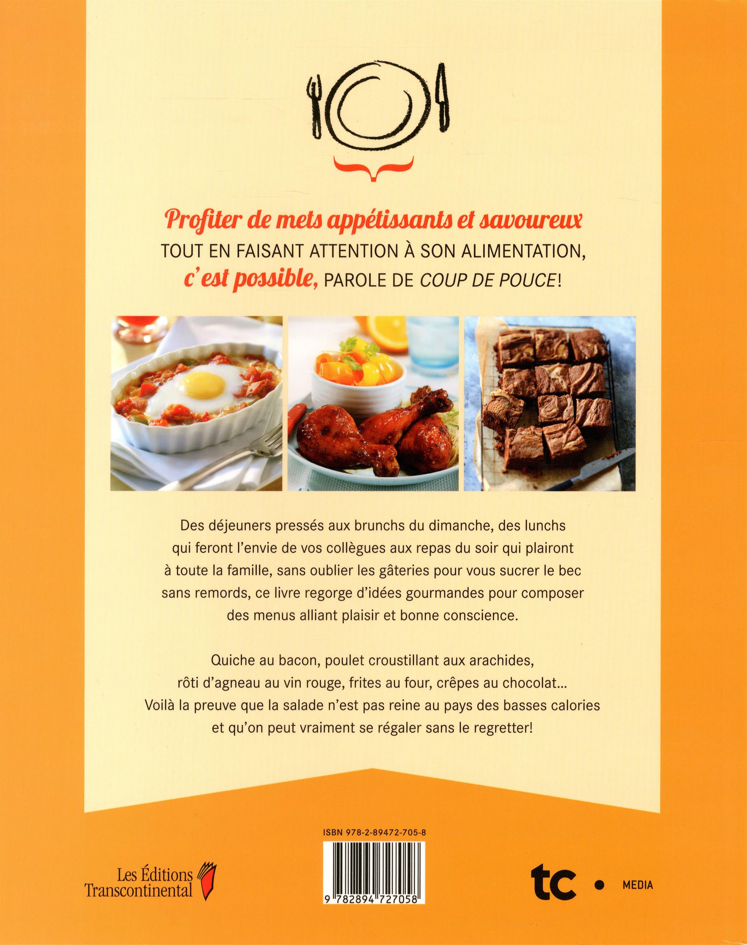 Couverture du livre de 175 recettes-plaisir à 400 calories (ou moins) - papier format