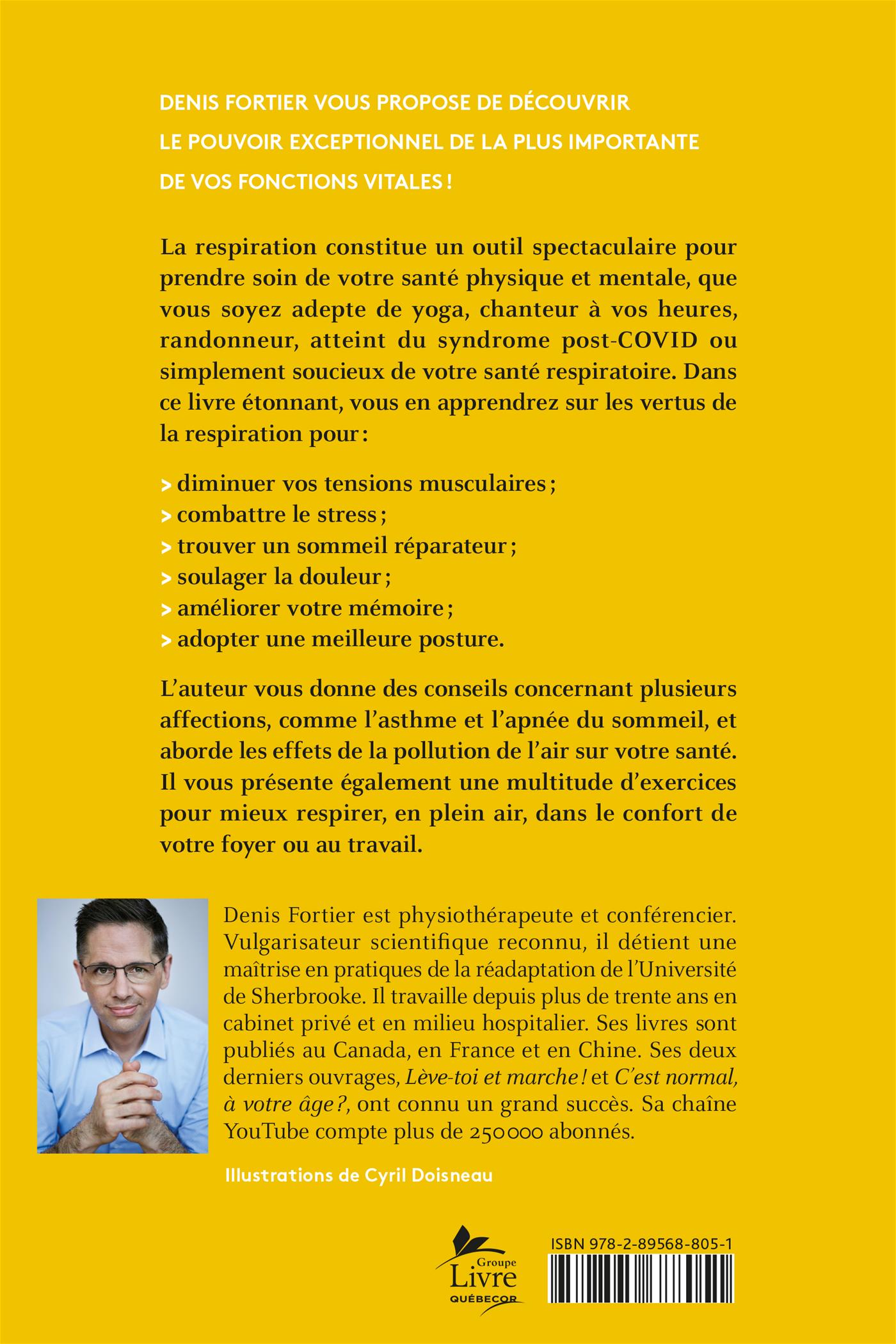 Couverture du livre de Va prendre l'air! : Tout sur le pouvoir exceptionnel de la respiration - papier format