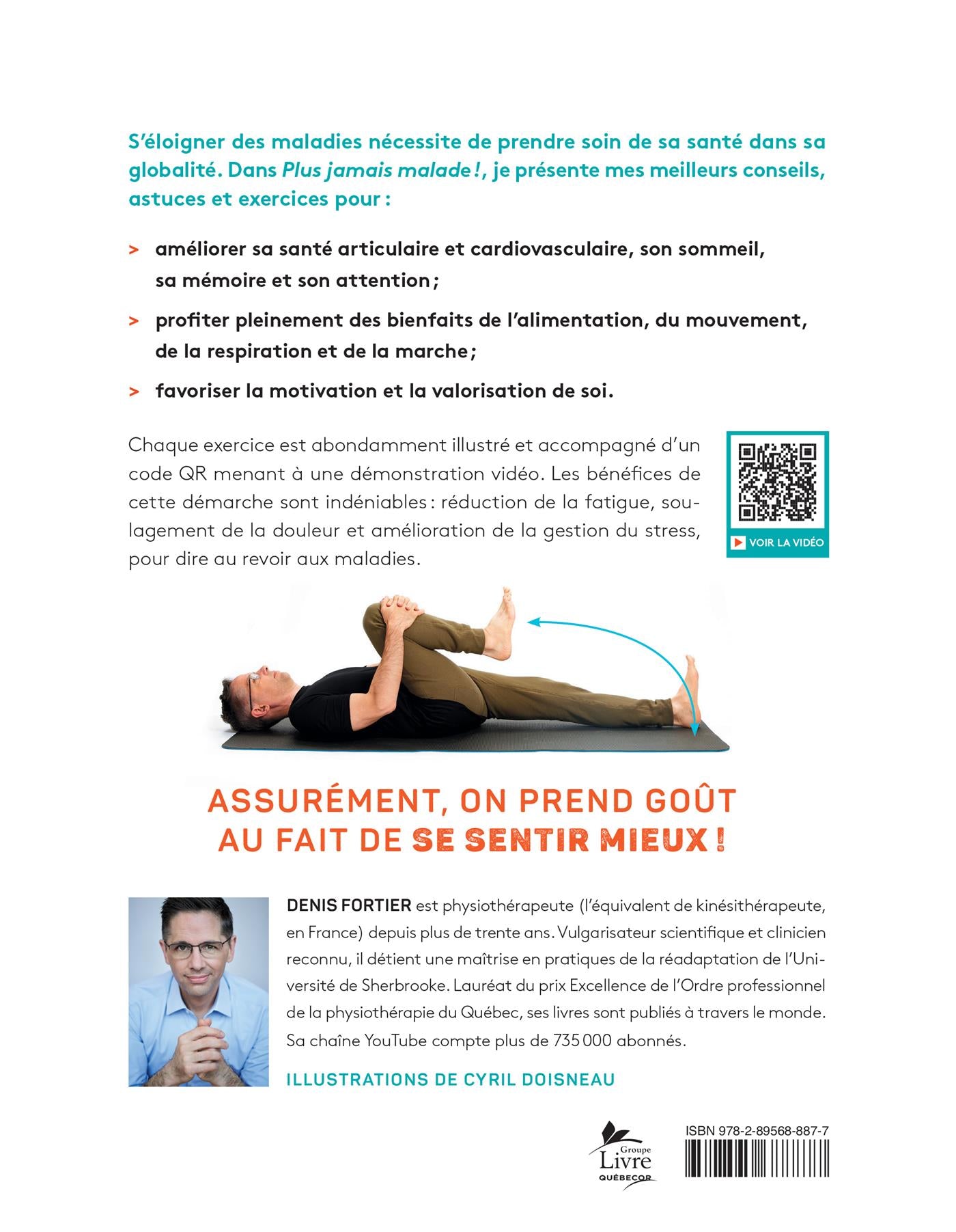 Couverture du livre de Plus jamais malade ! - papier format