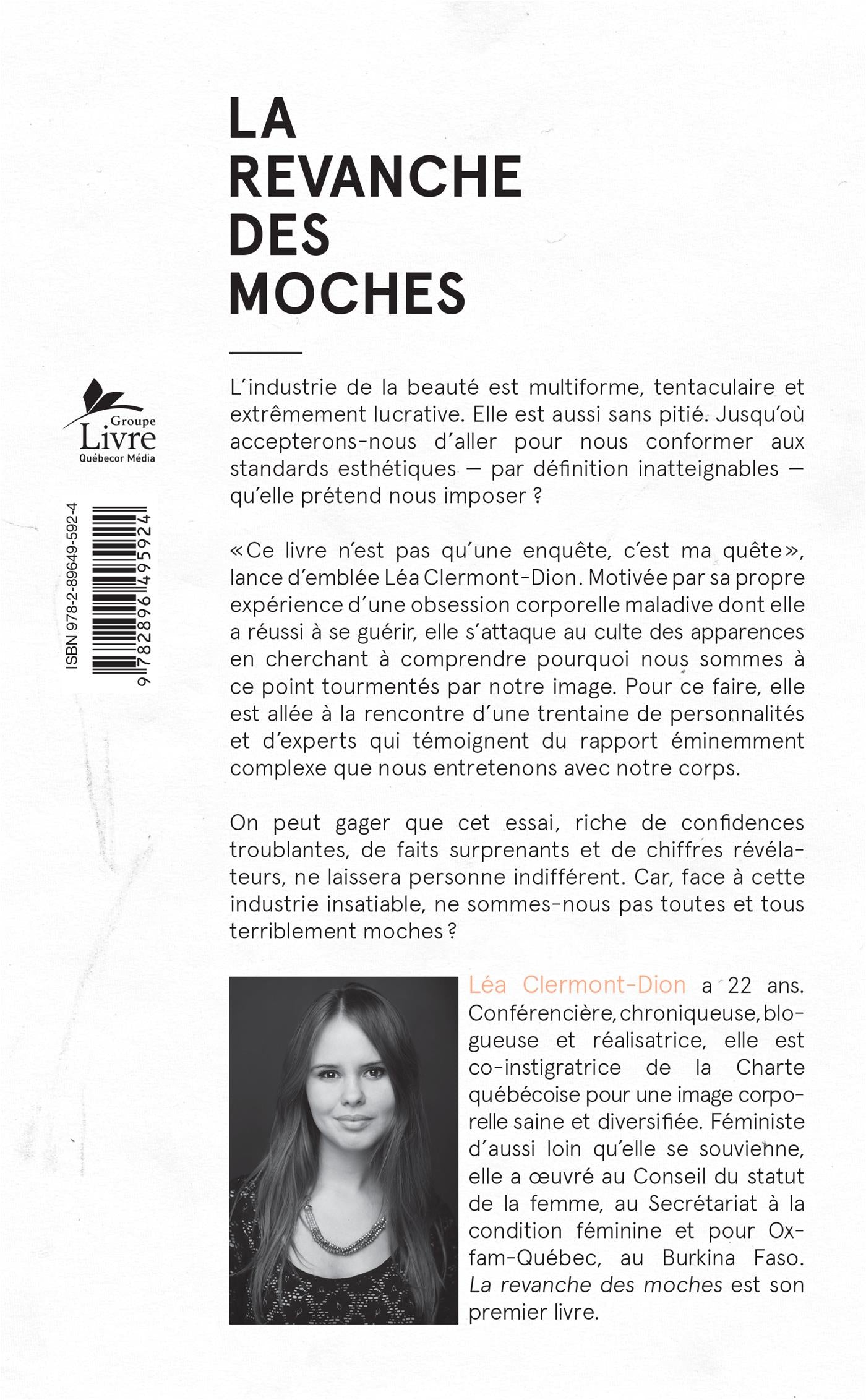 Couverture du livre de La revanche des moches : face à cette industrie aliénante : tout le monde est moche! - papier format