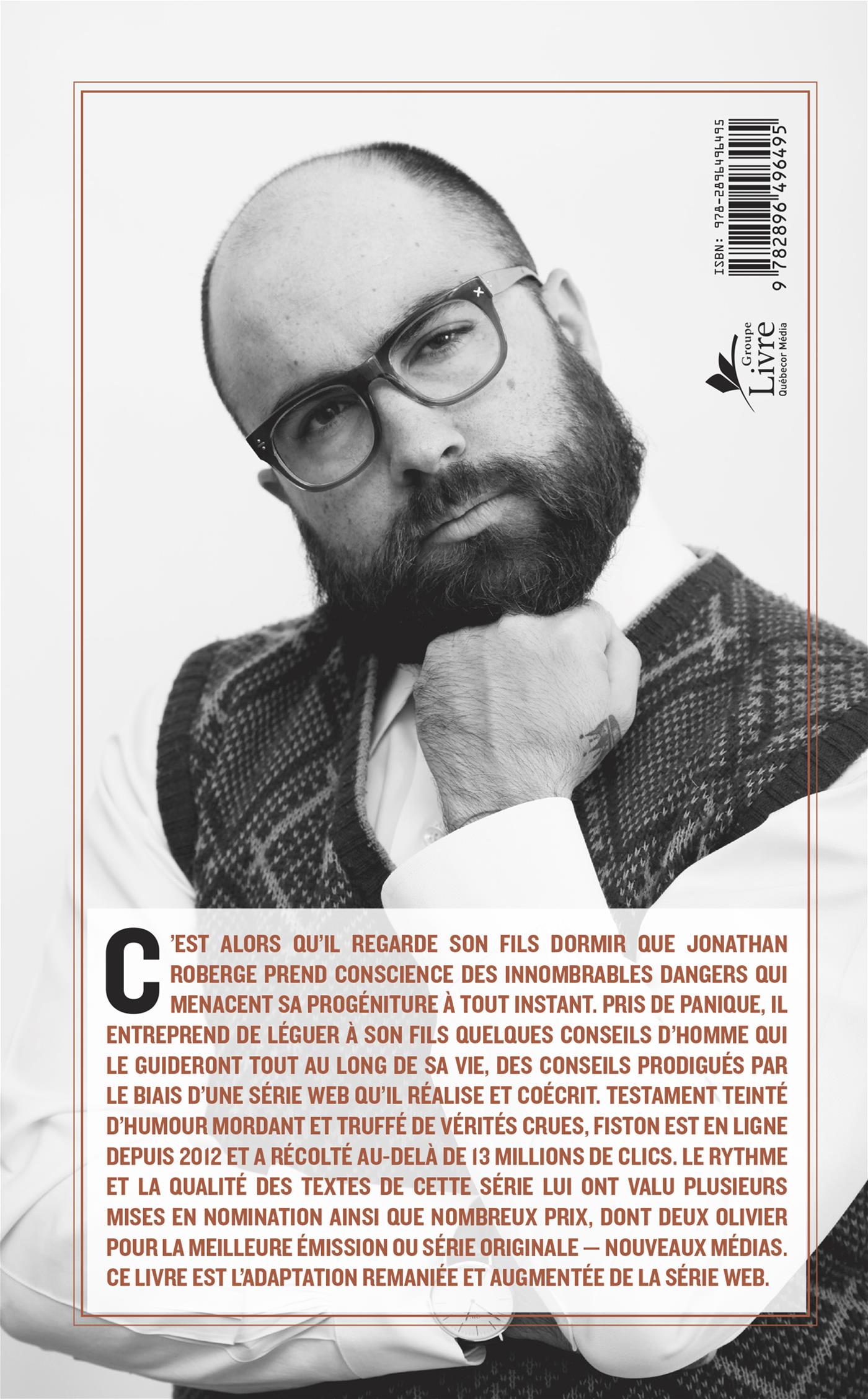 Couverture du livre de Fiston : le testament de conseils - papier format