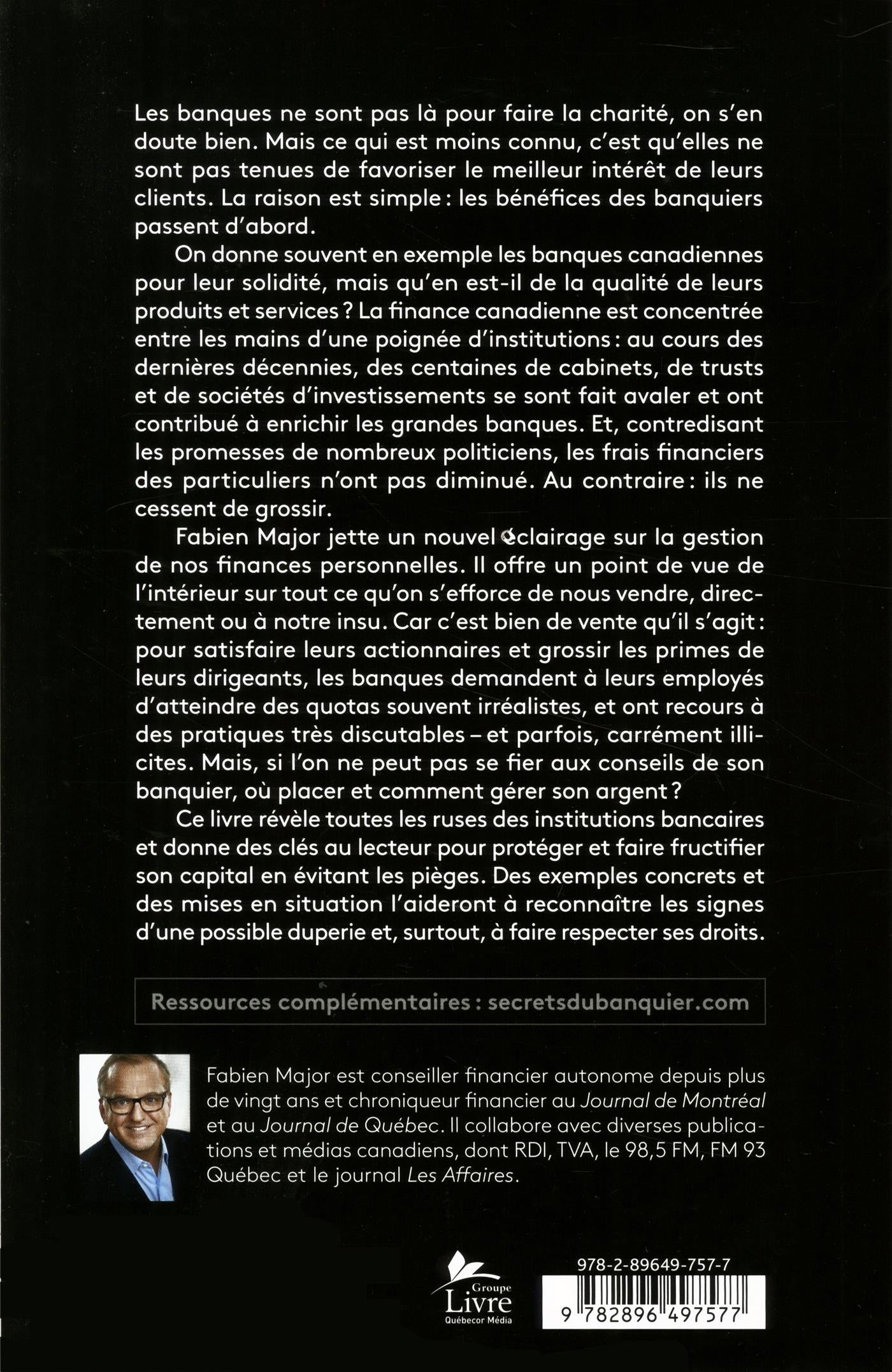 Couverture du livre de Petits secrets et gros mensonges de votre banquier - papier format