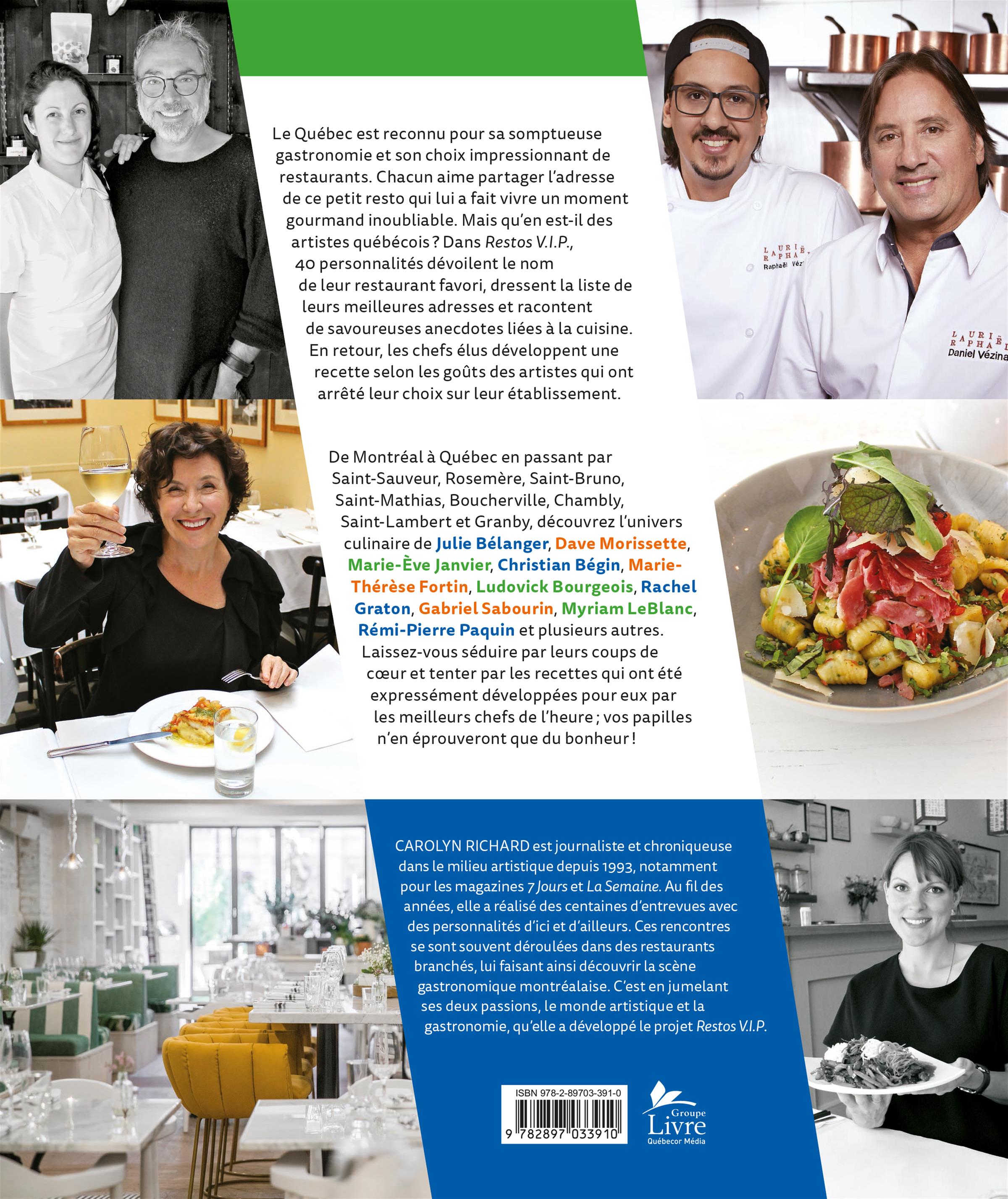 Couverture du livre de Restos VIP : 40 personnalités, 40 restos et leur chef, 40 recettes inédites - papier format