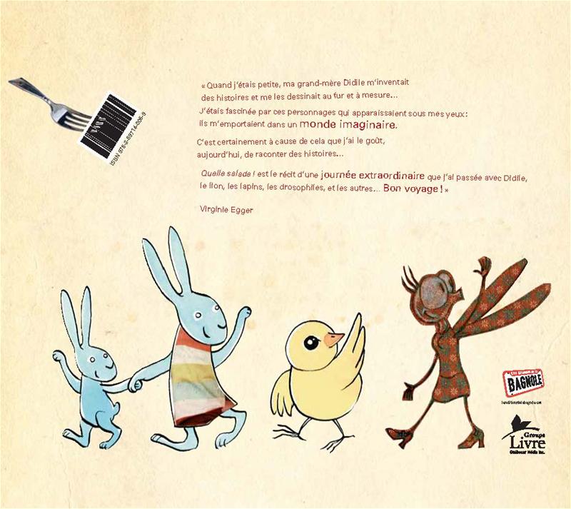 Couverture du livre de Quelle salade! - papier format