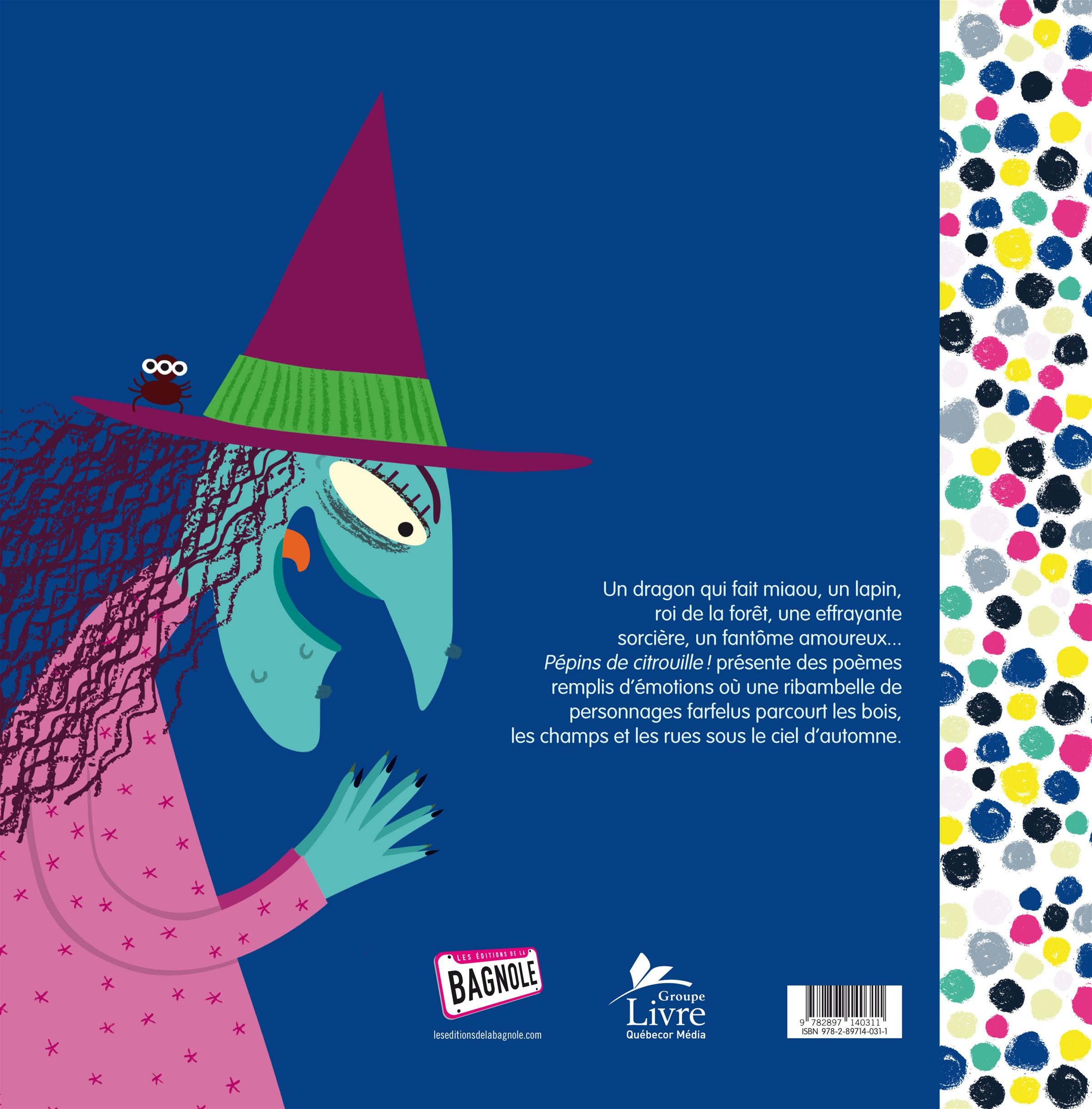 Couverture du livre de Pépins de citrouille! - papier format