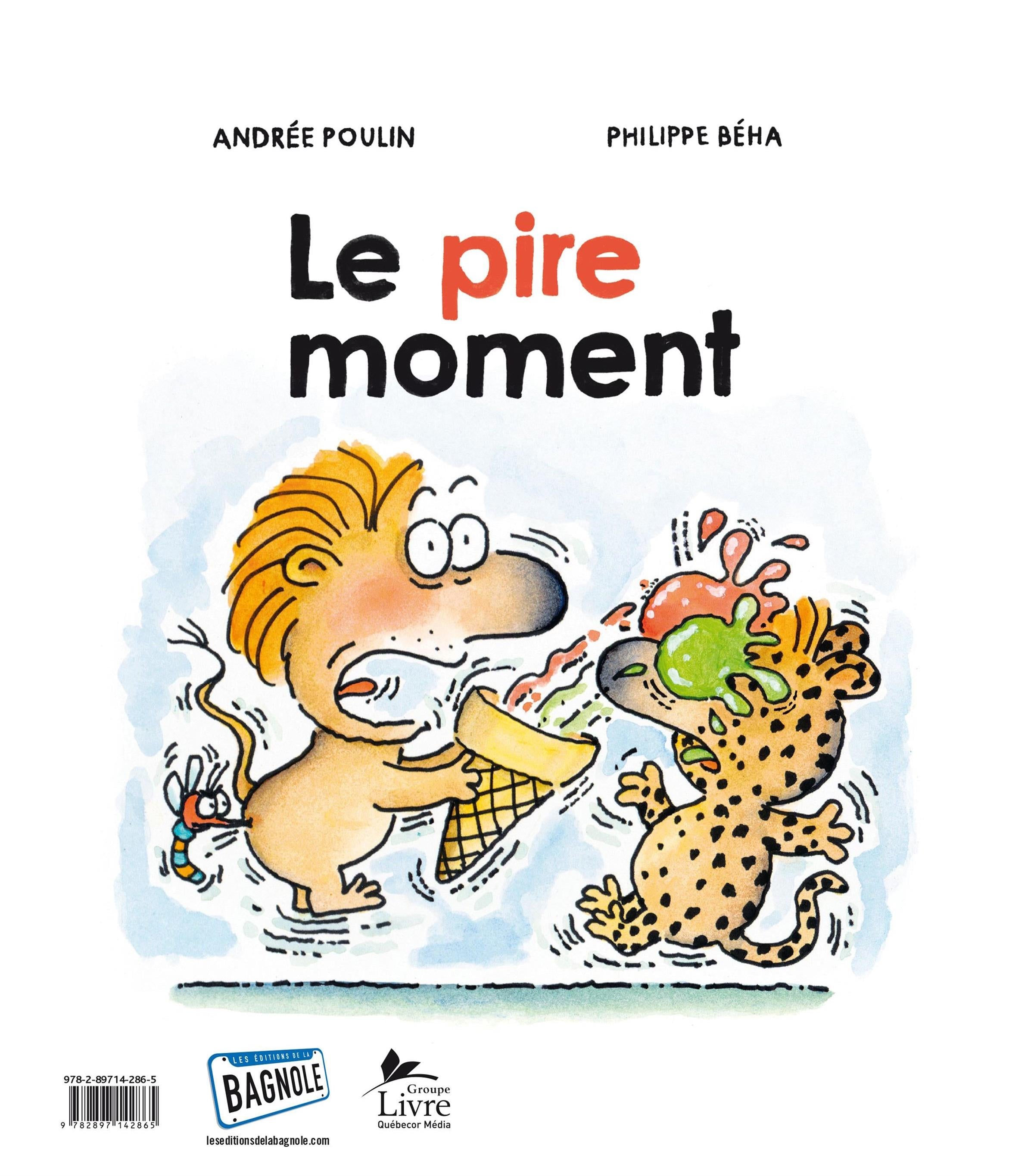 Couverture du livre de Le meilleur moment / Le pire moment - papier format