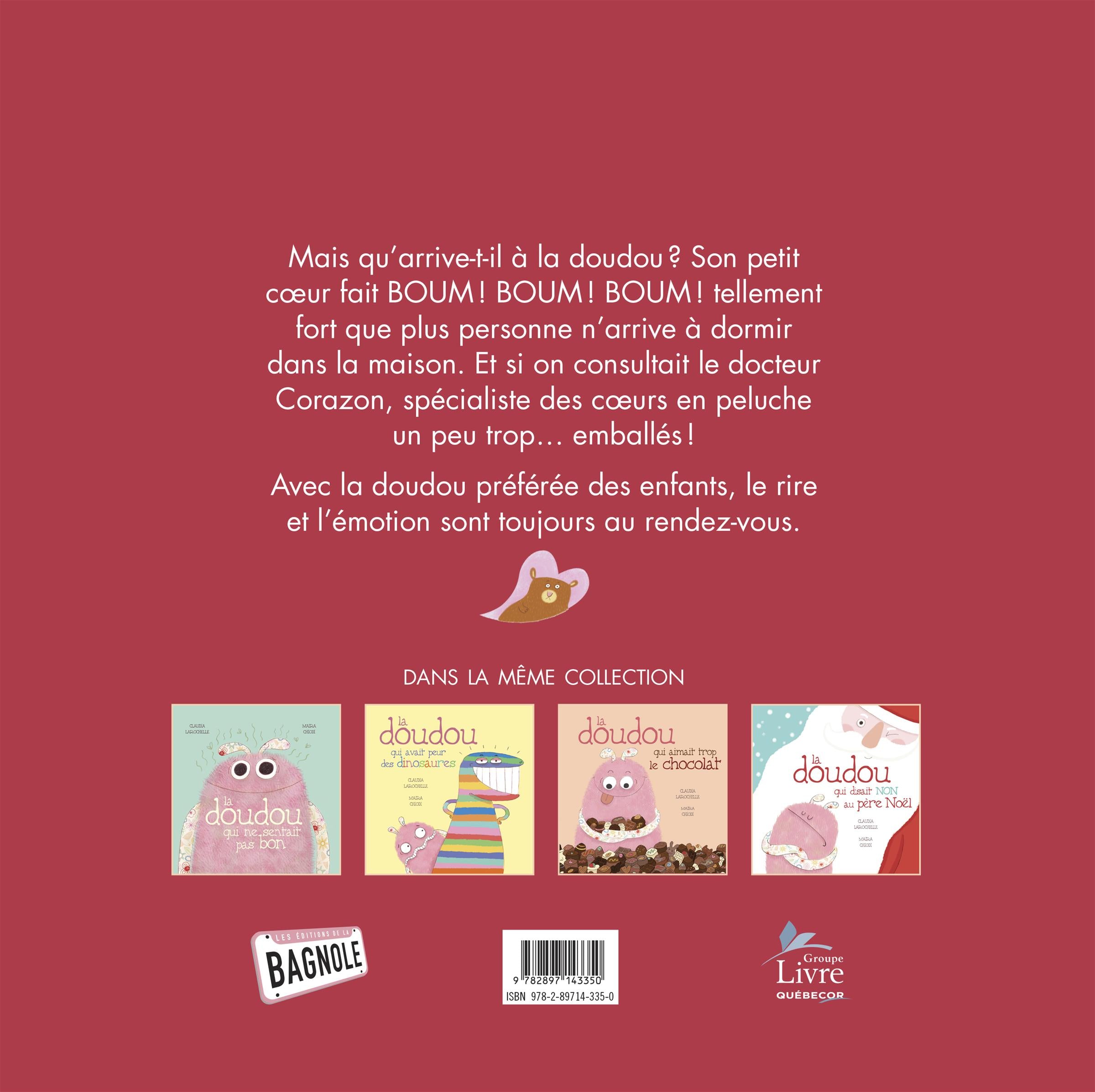 Couverture du livre de La doudou qui était amoureuse d'un hamster - papier format