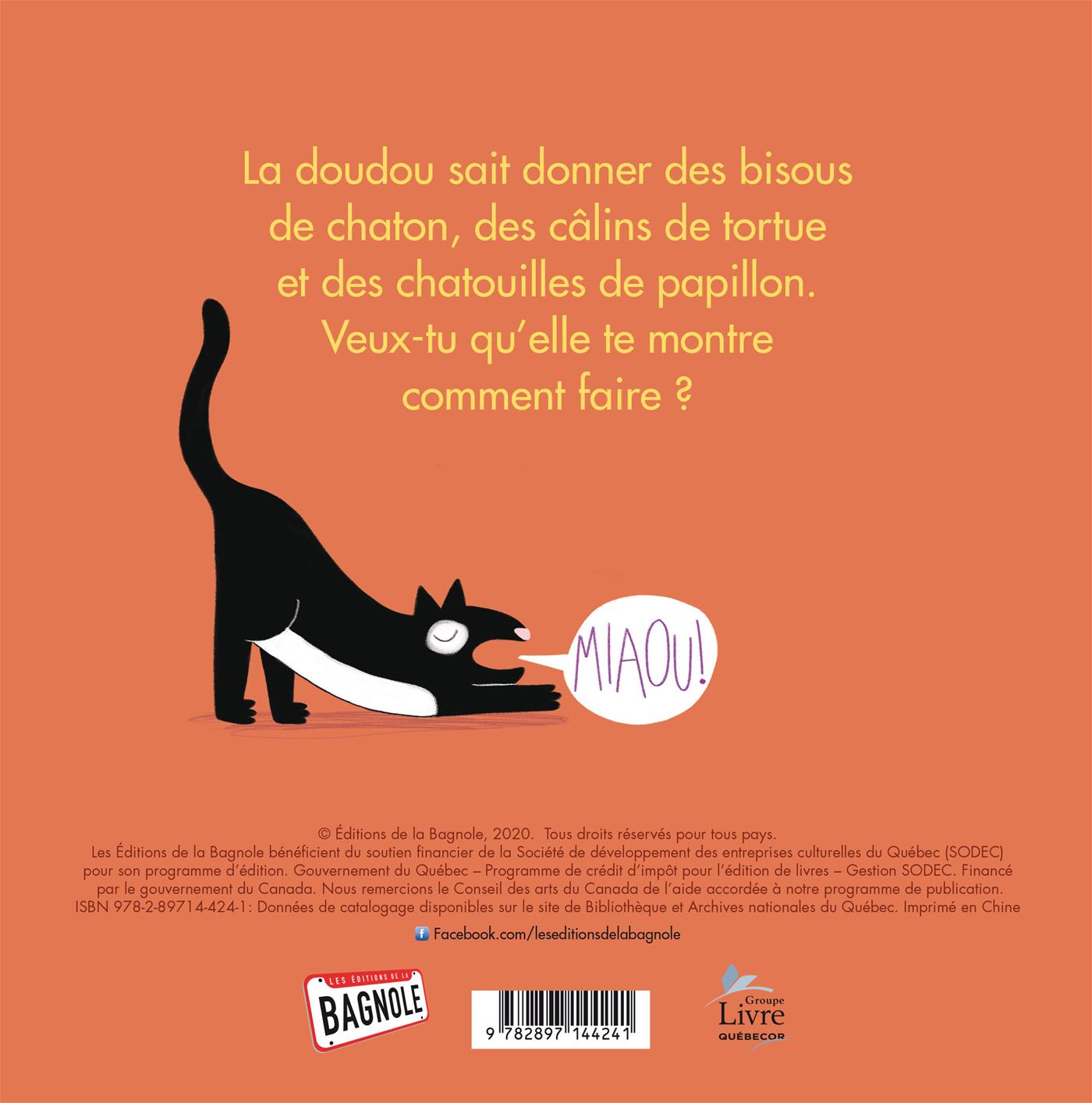 Couverture du livre de La doudou aime les bisous - papier format