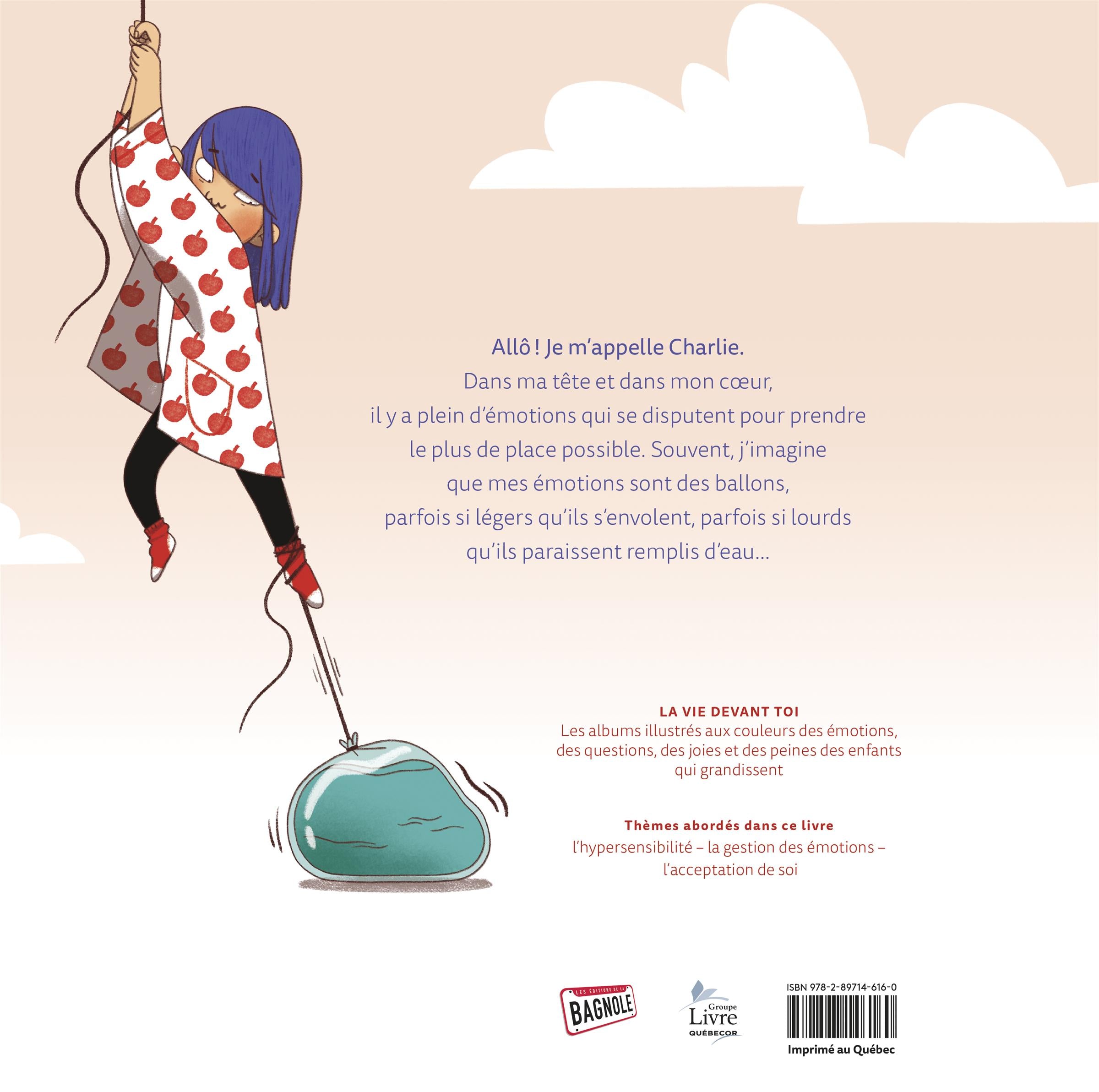 Couverture du livre de Les ballons d'eau - papier format