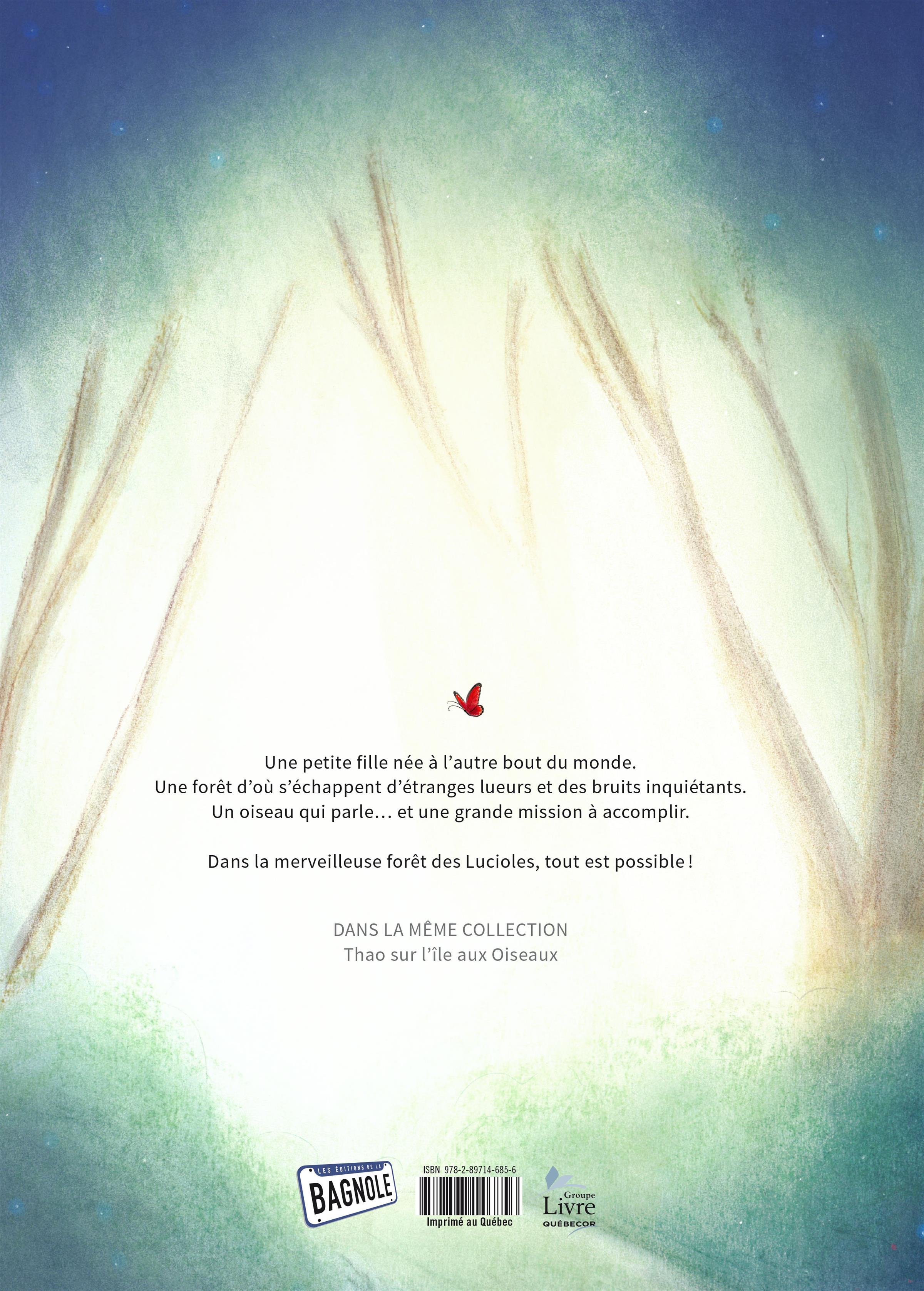 Couverture du livre de Thao dans la forêt des Lucioles - papier format