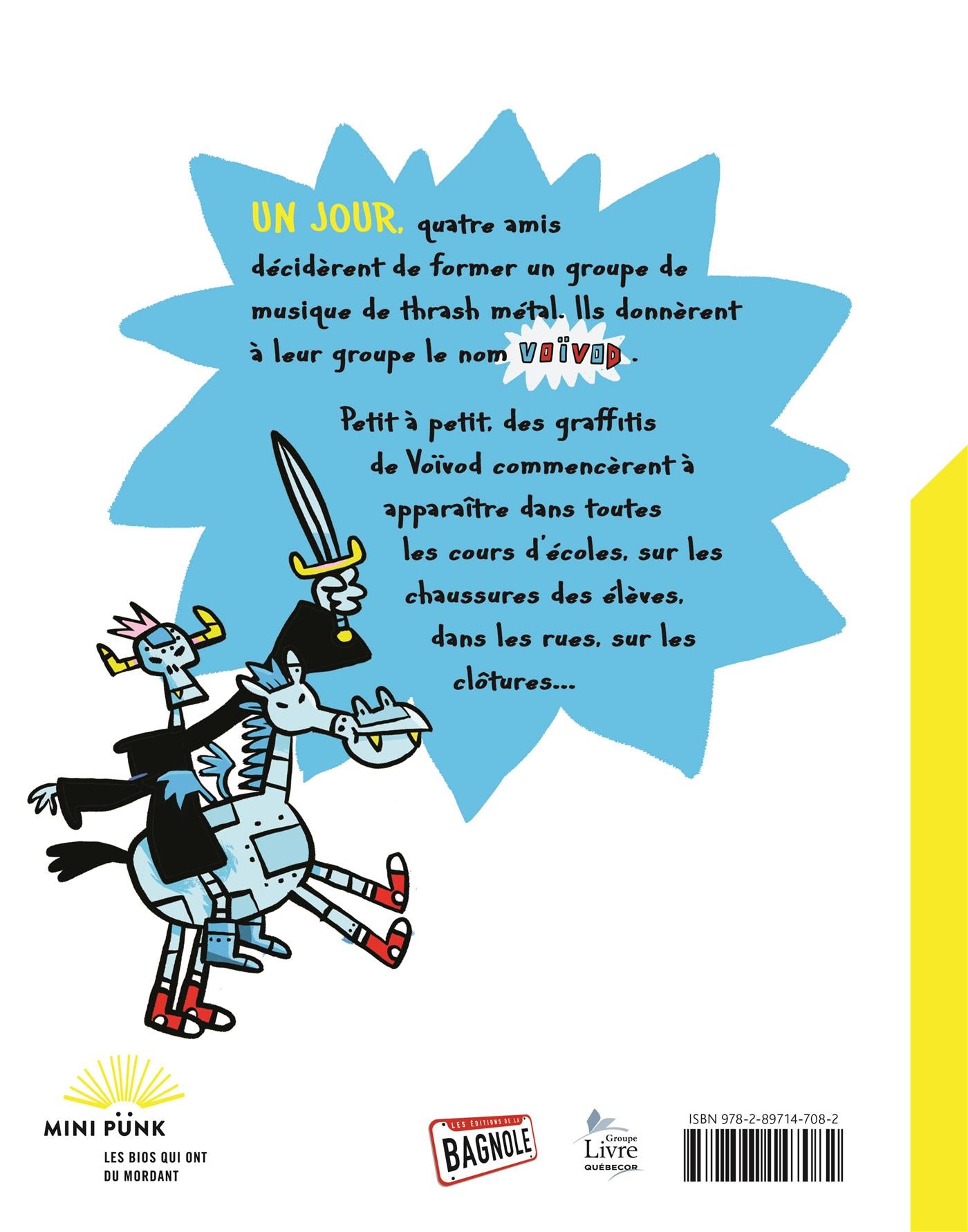Couverture du livre de Voïvod - papier format
