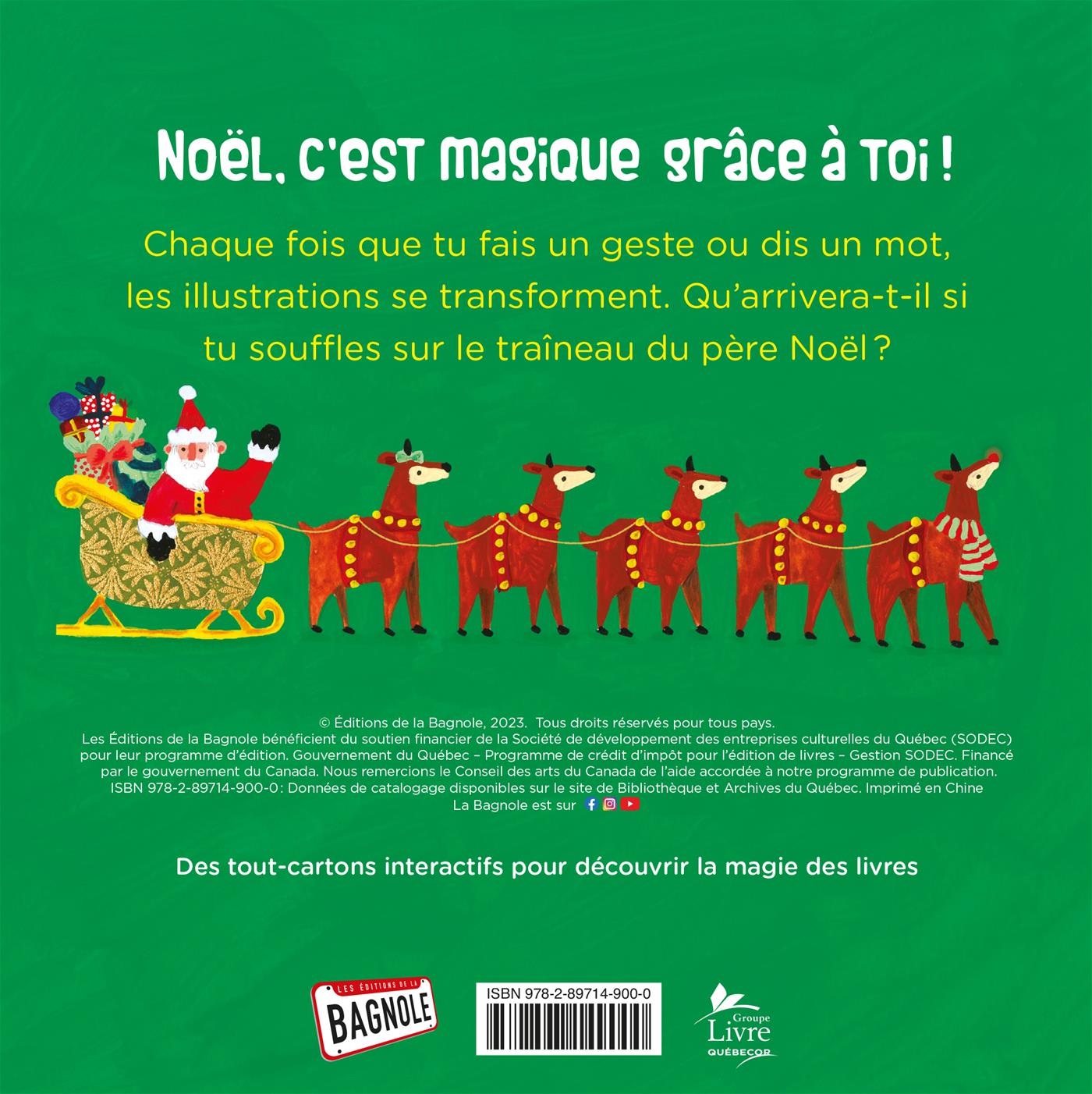 Couverture du livre de Fais apparaître La magie de Noël - papier format